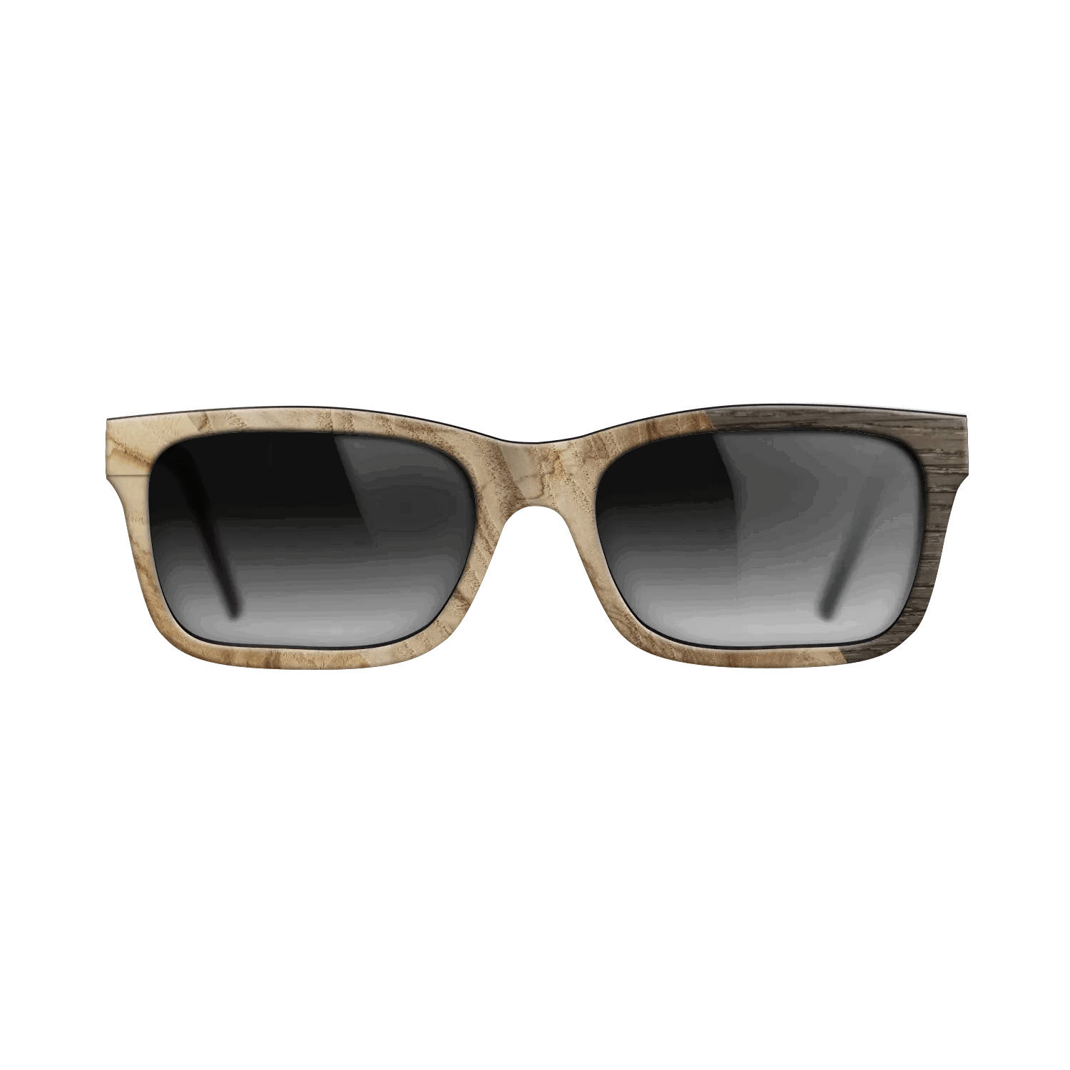 Fumed Oak,Ziricote Dark Quartered: Cubic Cuts - The Sage - Rectangle - SIRIS wood optic