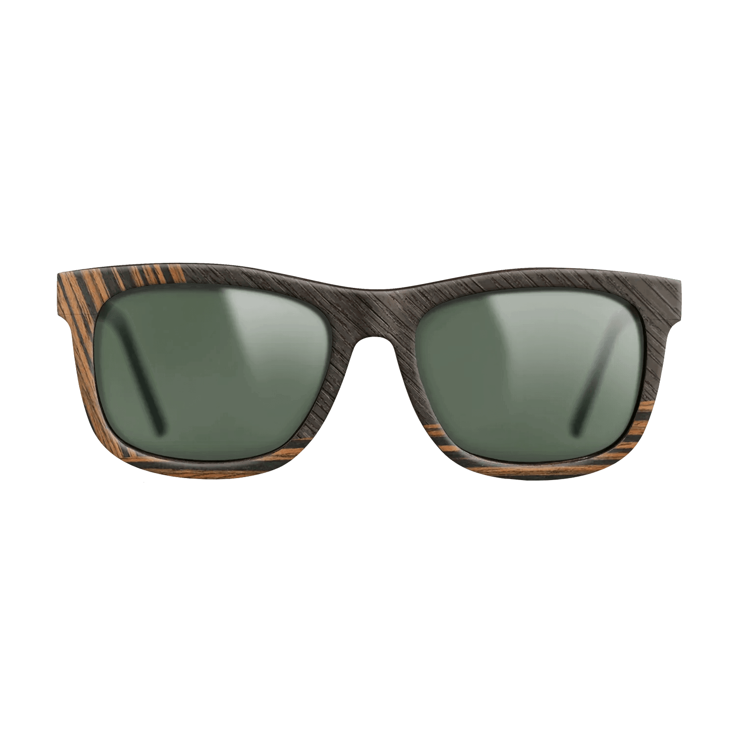 Fumed Oak,Ziricote Dark Quartered,Italian Ebony: Angle Cut - The Hero - Square - 1552 - SIRIS wood optic