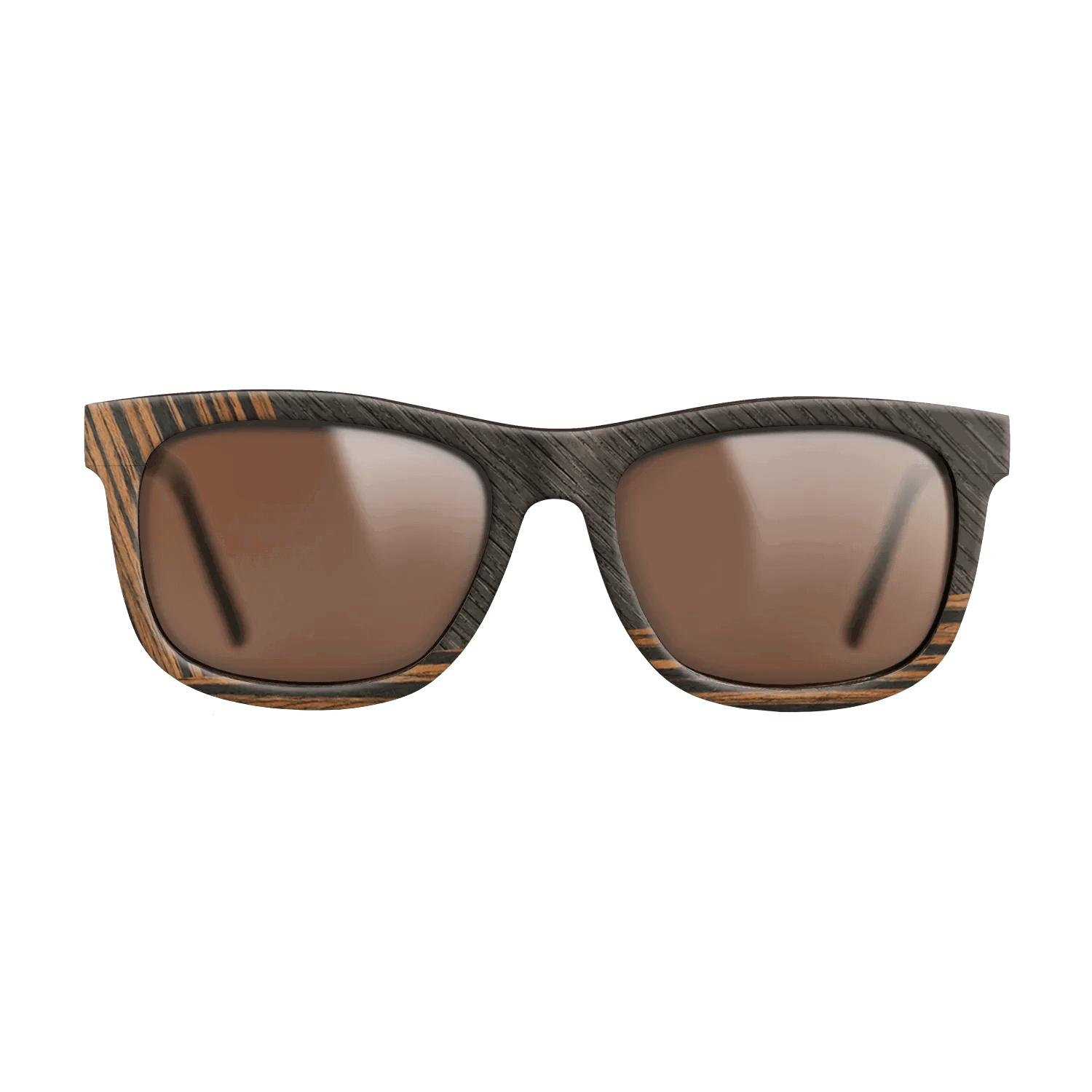 Fumed Oak,Ziricote Dark Quartered,Italian Ebony: Angle Cut - The Hero - Square - 1552 - SIRIS wood optic