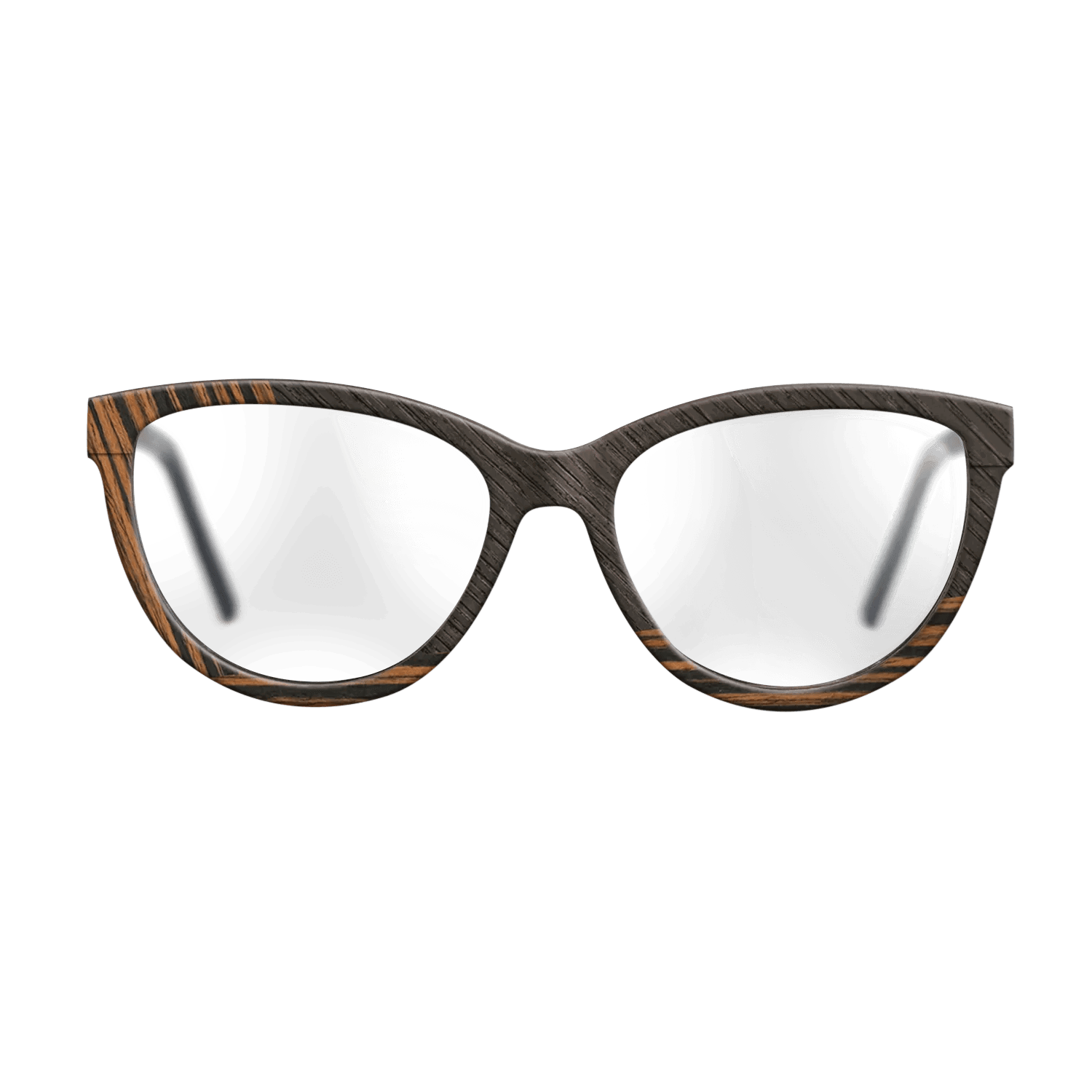 Fumed Oak,Ziricote Dark Quartered,Italian Ebony: Angle Cut - The Maiden - Cat - 1552 - SIRIS wood optic