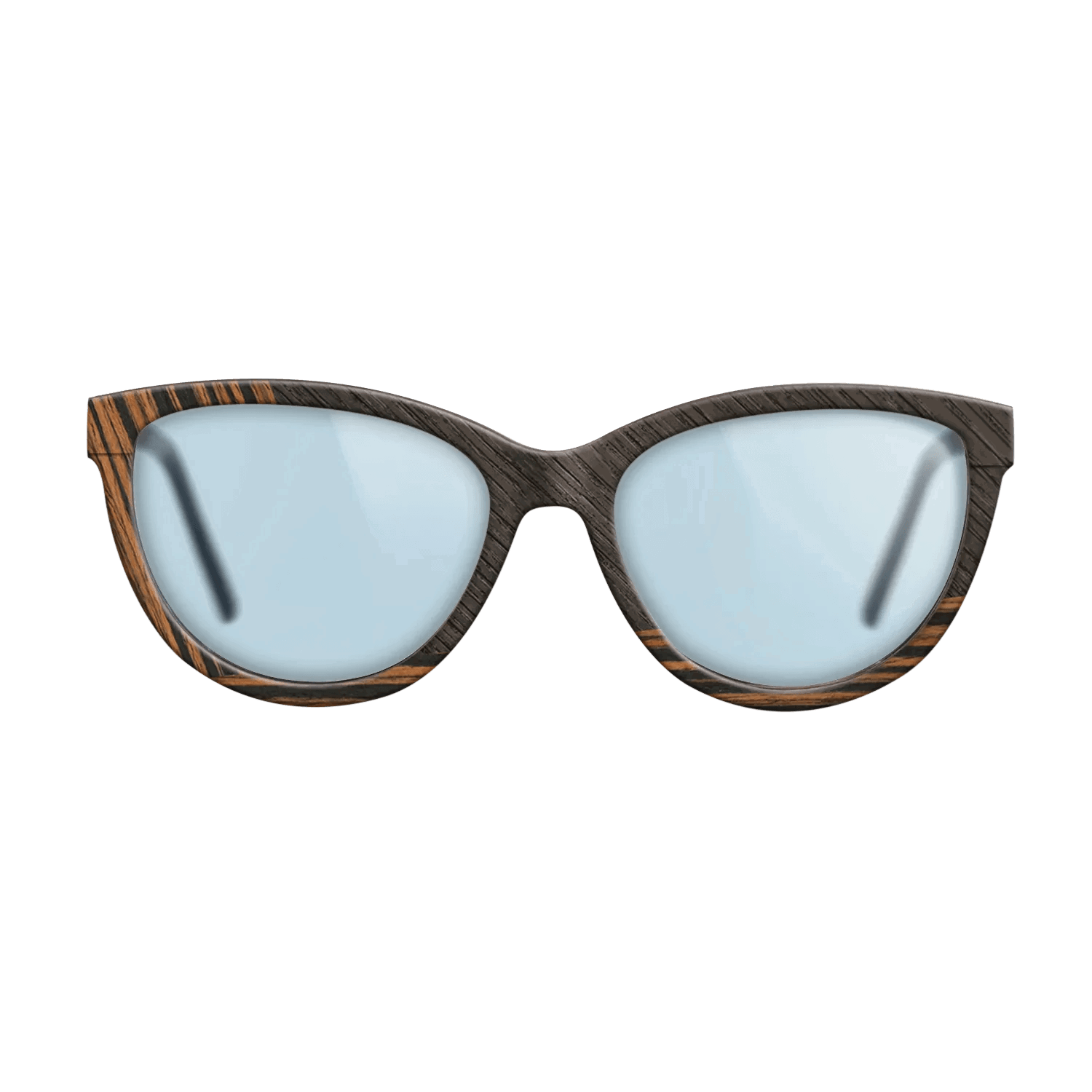 Fumed Oak,Ziricote Dark Quartered,Italian Ebony: Angle Cut - The Maiden - Cat - 1552 - SIRIS wood optic