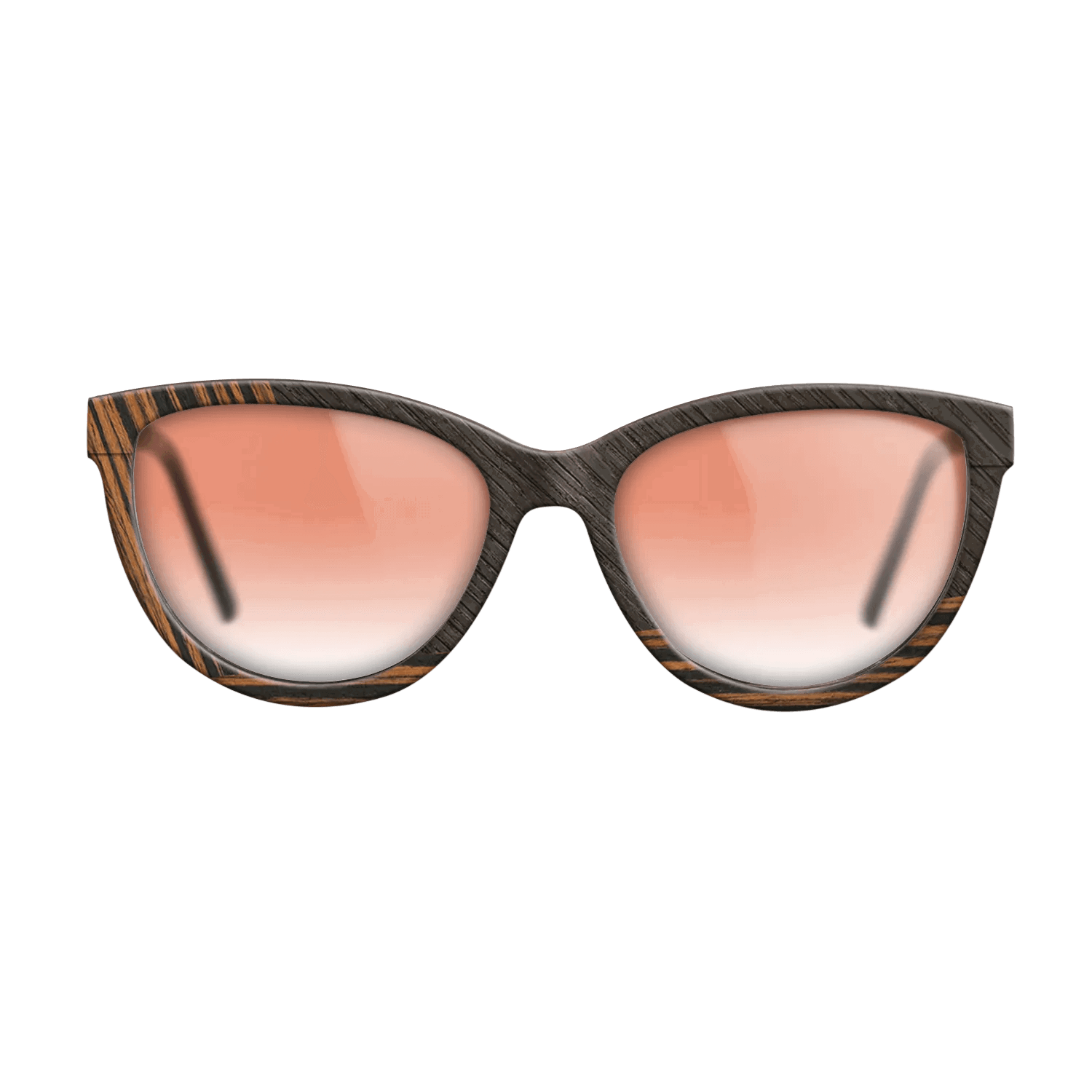 Fumed Oak,Ziricote Dark Quartered,Italian Ebony: Angle Cut - The Maiden - Cat - 1552 - SIRIS wood optic