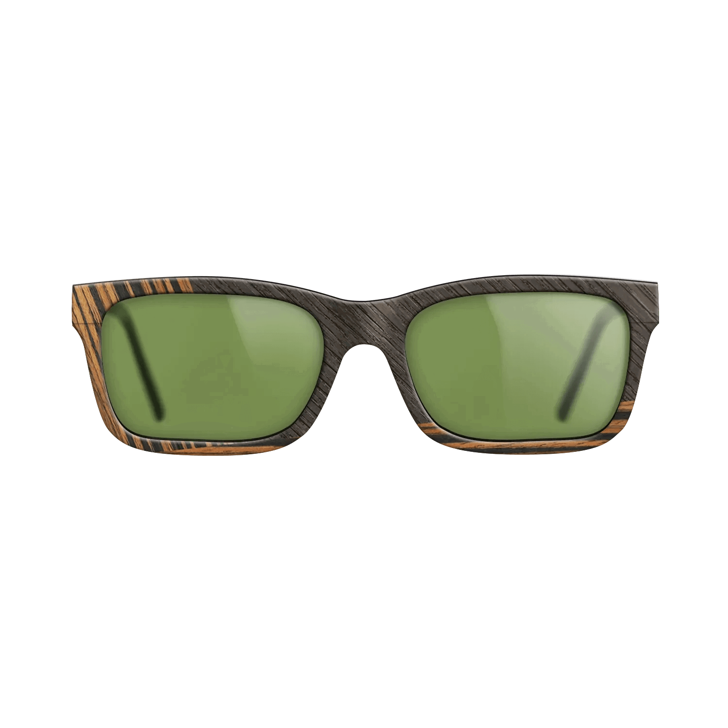 Fumed Oak,Ziricote Dark Quartered,Italian Ebony: Angle Cut - The Sage - Rectangle - 1552 - SIRIS wood optic