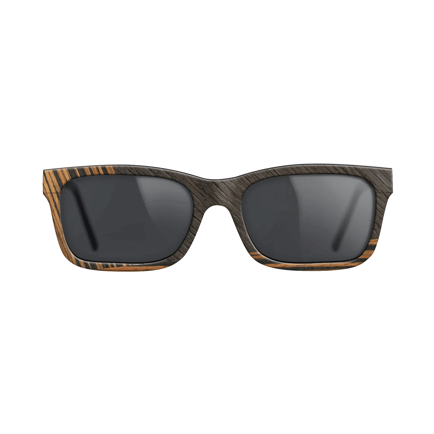 Fumed Oak,Ziricote Dark Quartered,Italian Ebony: Angle Cut - The Sage - Rectangle - 1552 - SIRIS wood optic