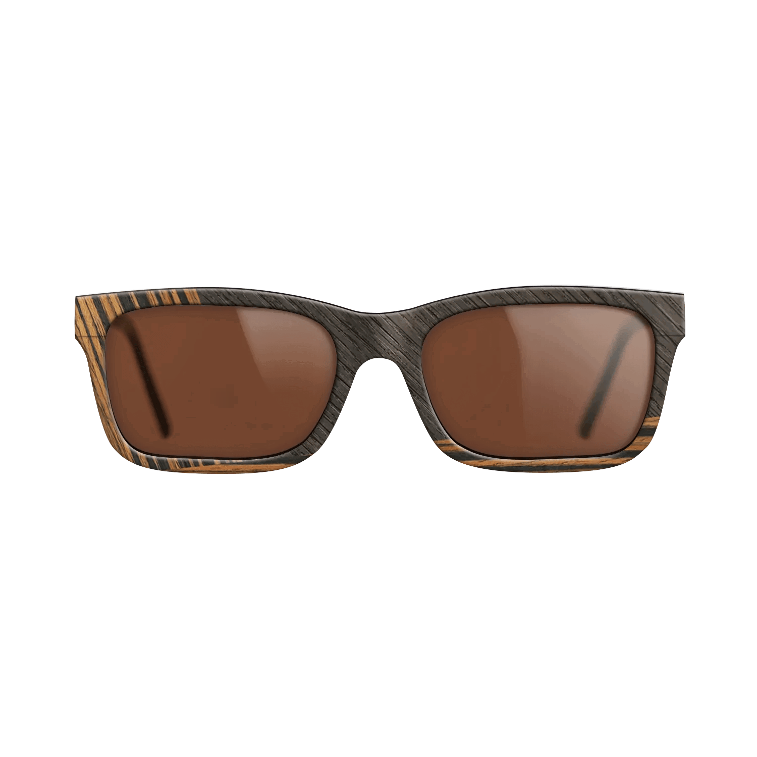 Fumed Oak,Ziricote Dark Quartered,Italian Ebony: Angle Cut - The Sage - Rectangle - 1552 - SIRIS wood optic