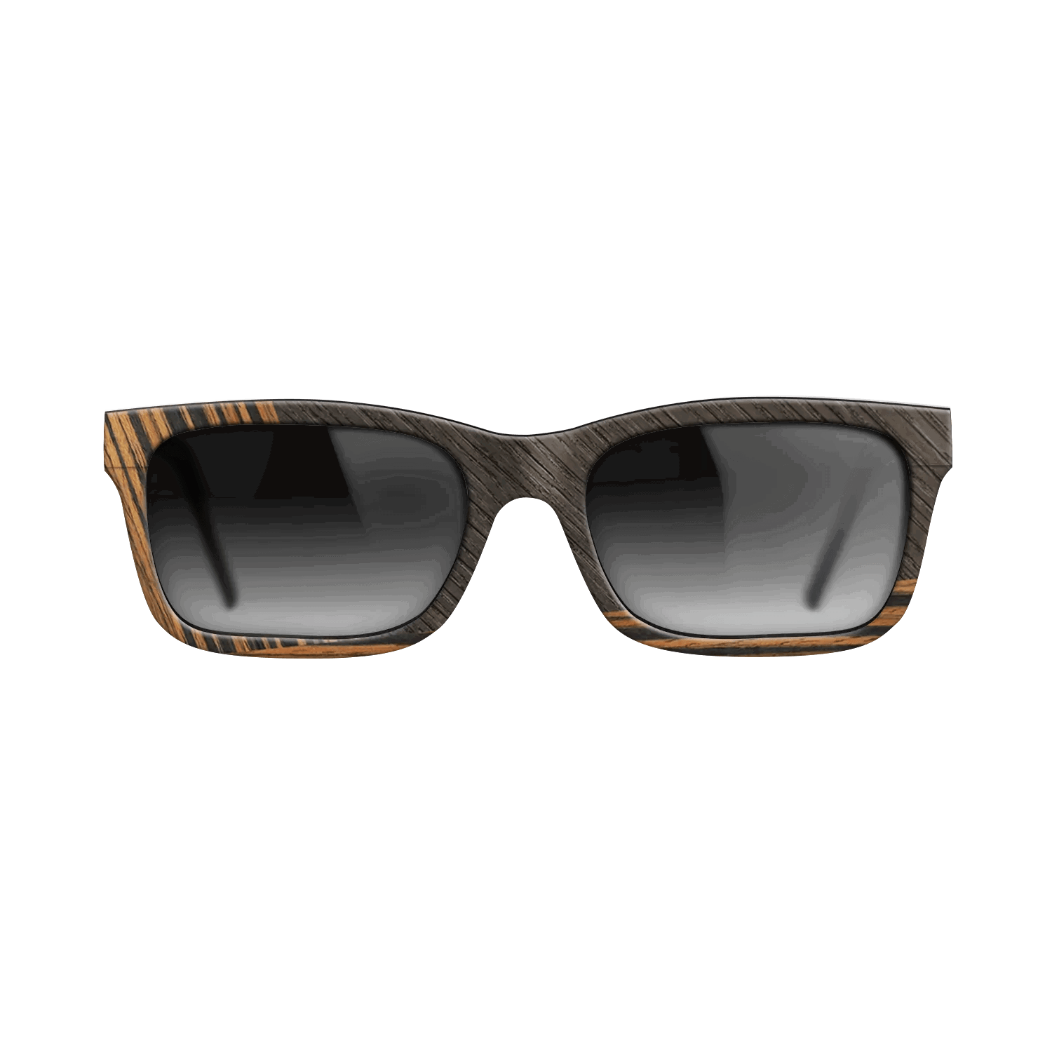 Fumed Oak,Ziricote Dark Quartered,Italian Ebony: Angle Cut - The Sage - Rectangle - 1552 - SIRIS wood optic