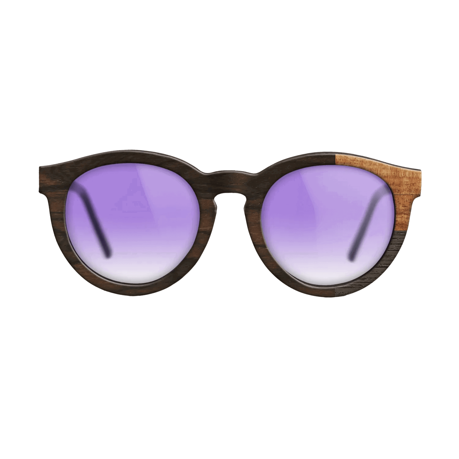 Fumed Oak,Ziricote Dark Quartered,Koa: Cubic Cuts - The Rebel - Round - SIRIS wood optic
