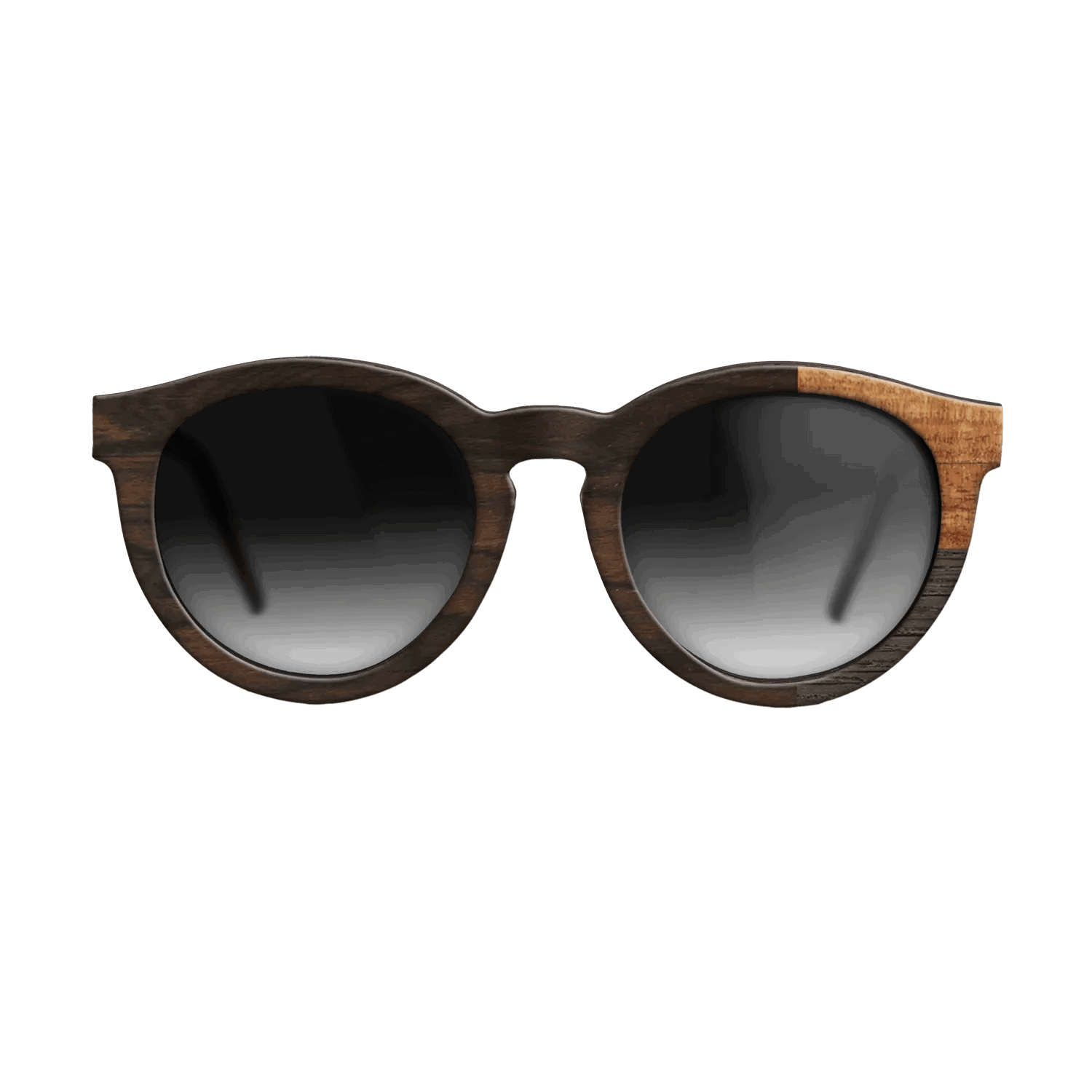 Fumed Oak,Ziricote Dark Quartered,Koa: Cubic Cuts - The Rebel - Round - SIRIS wood optic