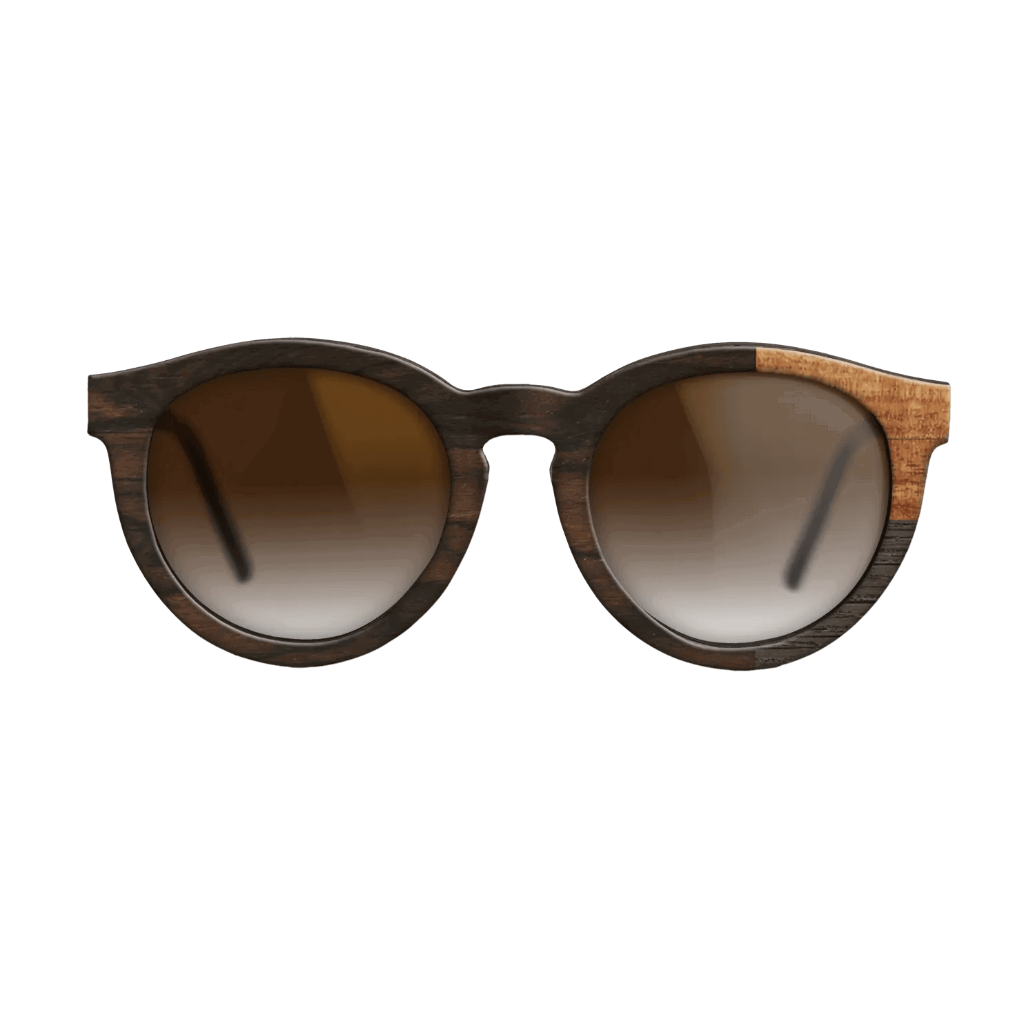 Fumed Oak,Ziricote Dark Quartered,Koa: Cubic Cuts - The Rebel - Round - SIRIS wood optic
