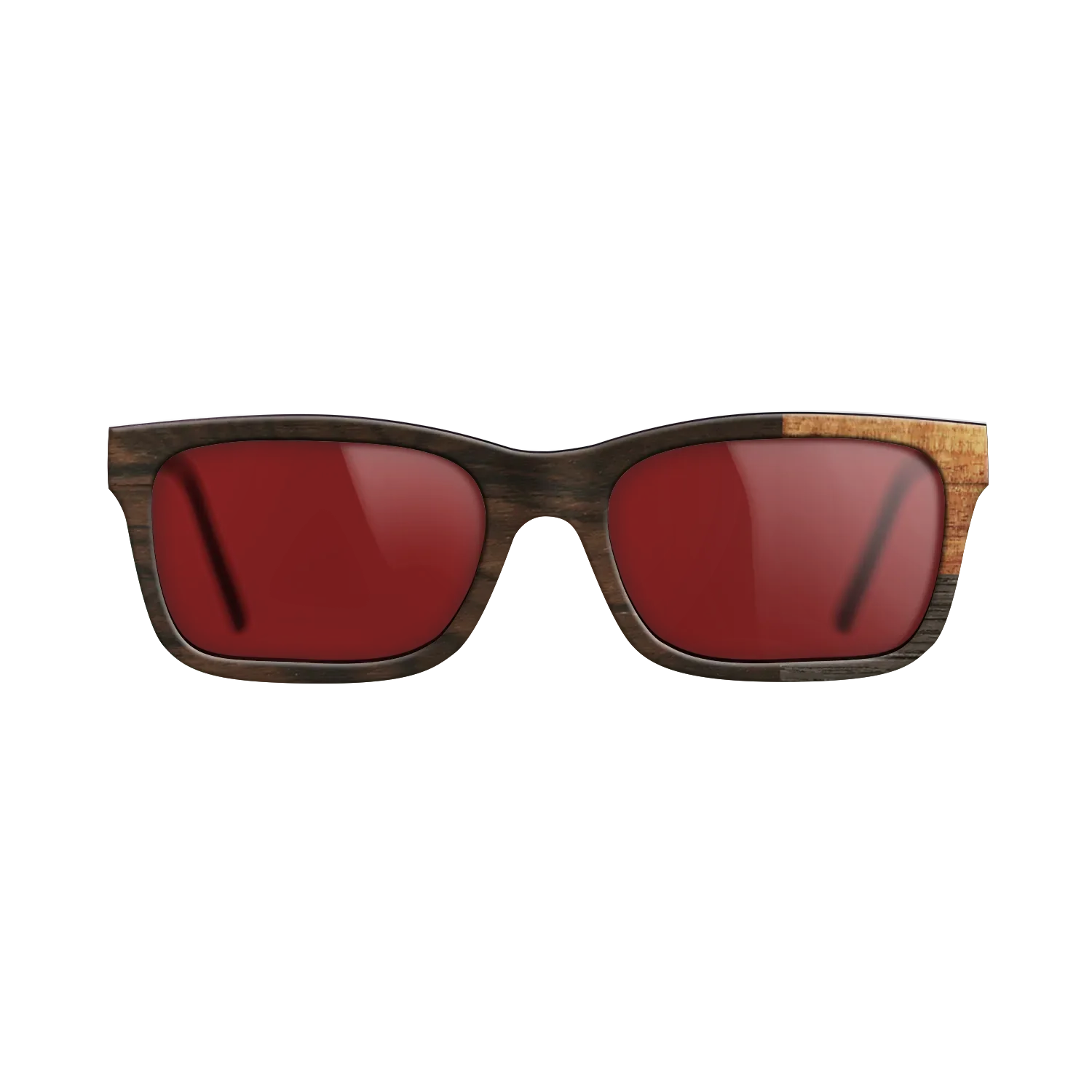 Fumed Oak,Ziricote Dark Quartered,Koa: Cubic Cuts - The Sage - Rectangle - SIRIS wood optic