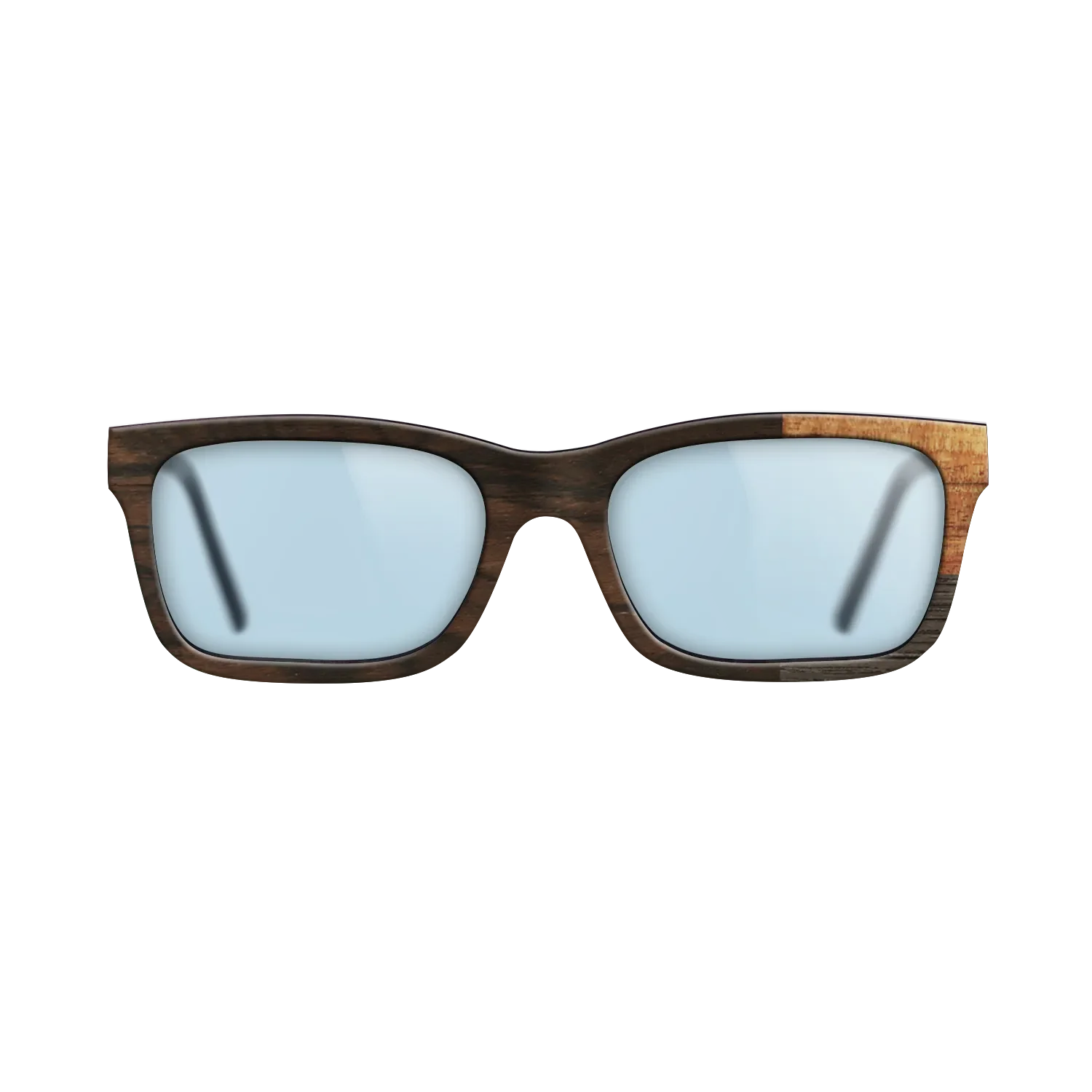 Fumed Oak,Ziricote Dark Quartered,Koa: Cubic Cuts - The Sage - Rectangle - SIRIS wood optic