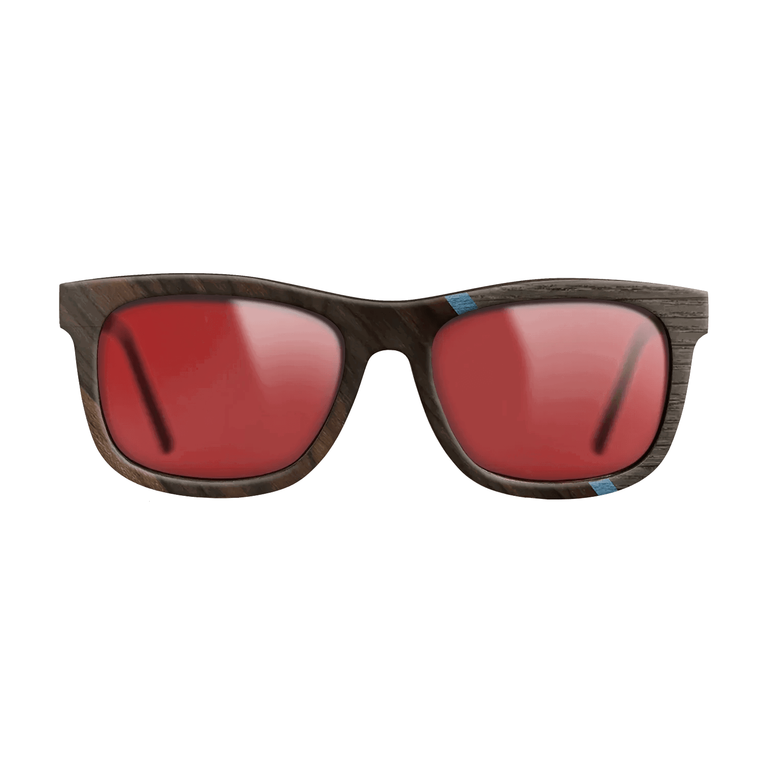 Fumed Oak,Ziricote Dark Quartered,Poplar Dyed: Blue Denim,Royal White Ebony: Angle Cut - The Hero - Square - 740 - SIRIS wood optic