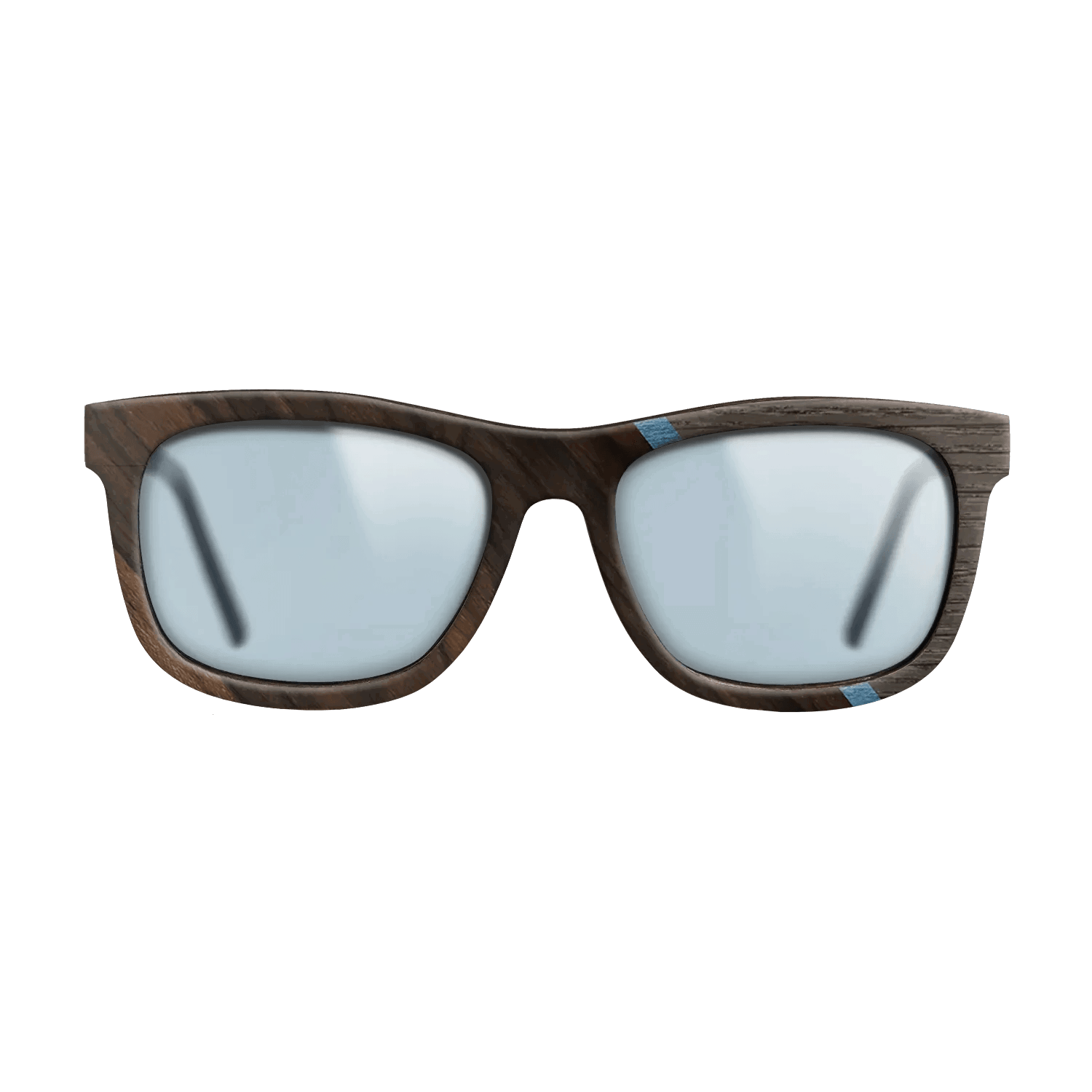 Fumed Oak,Ziricote Dark Quartered,Poplar Dyed: Blue Denim,Royal White Ebony: Angle Cut - The Hero - Square - 740 - SIRIS wood optic