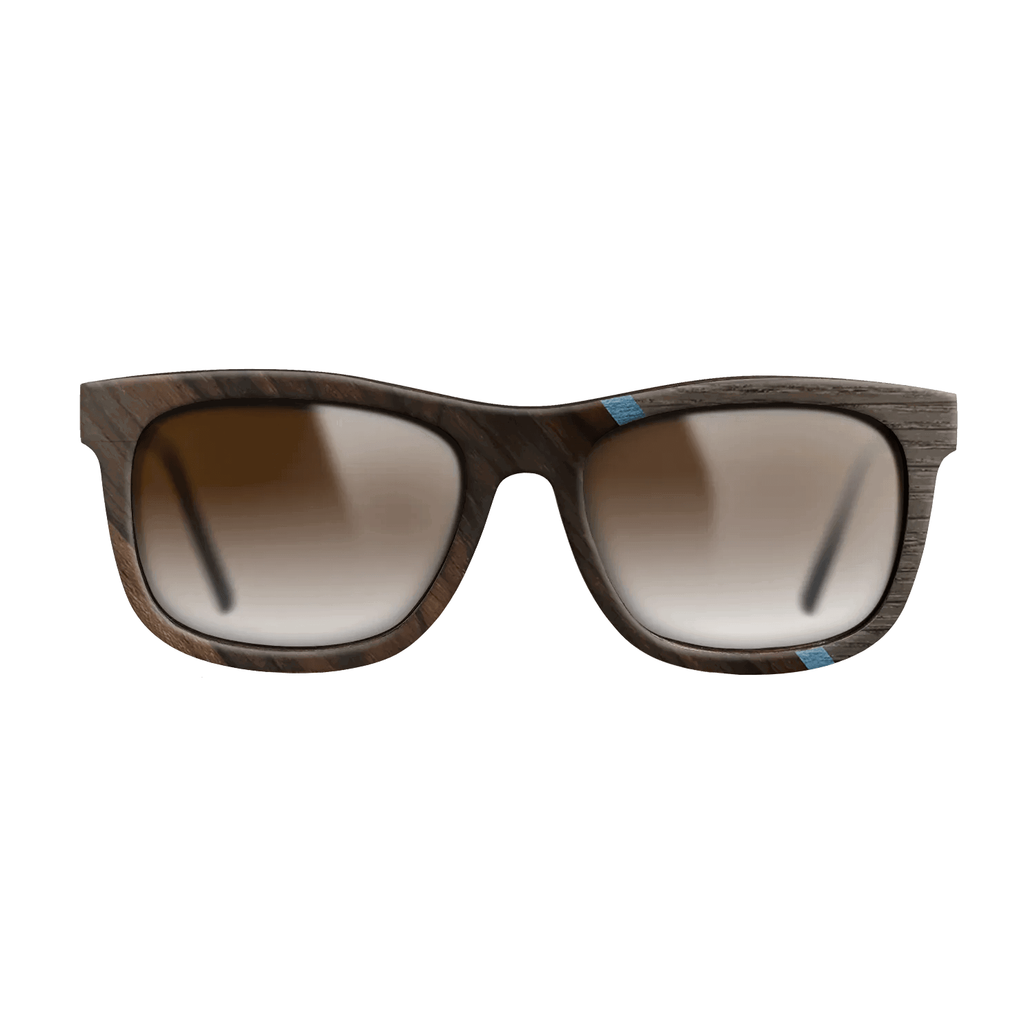 Fumed Oak,Ziricote Dark Quartered,Poplar Dyed: Blue Denim,Royal White Ebony: Angle Cut - The Hero - Square - 740 - SIRIS wood optic