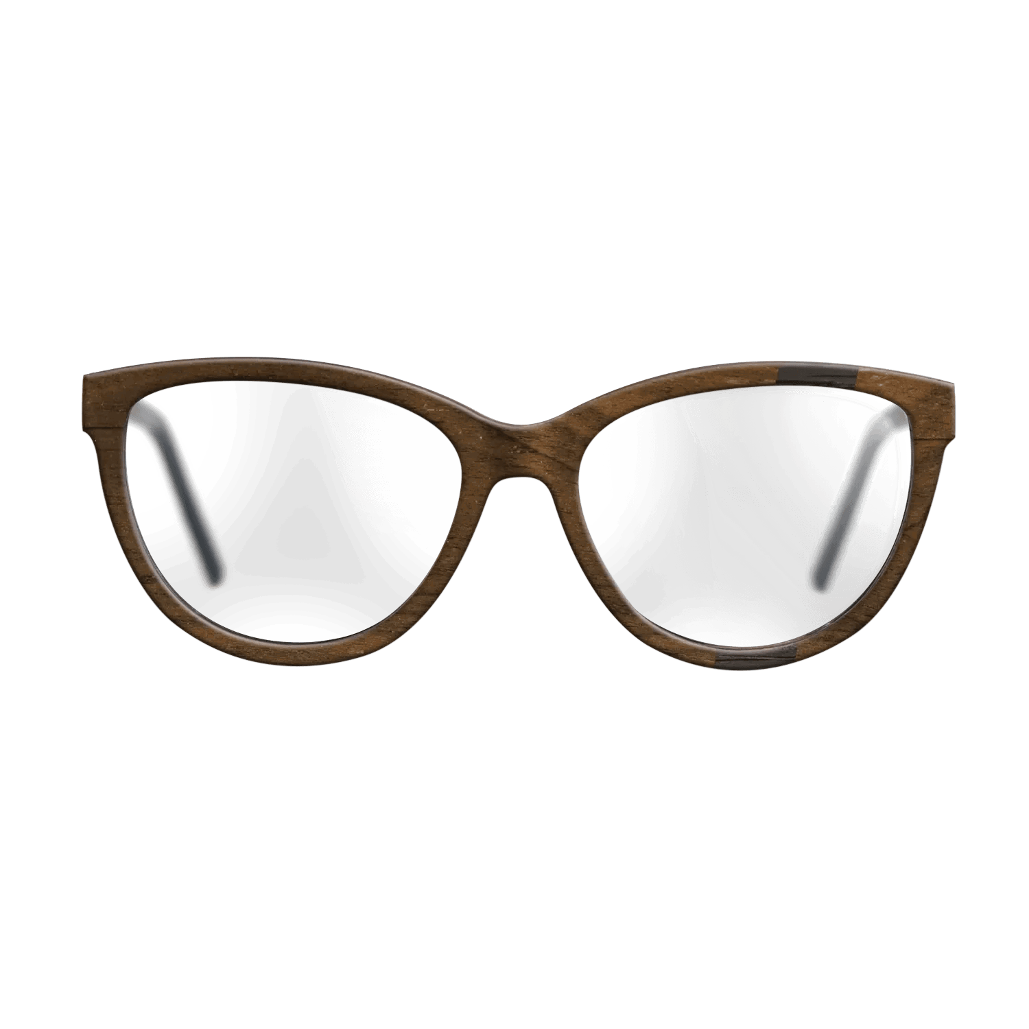 Fumed Oak,Ziricote Dark Quartered: Wedge - The Maiden - Cat - SIRIS wood optic