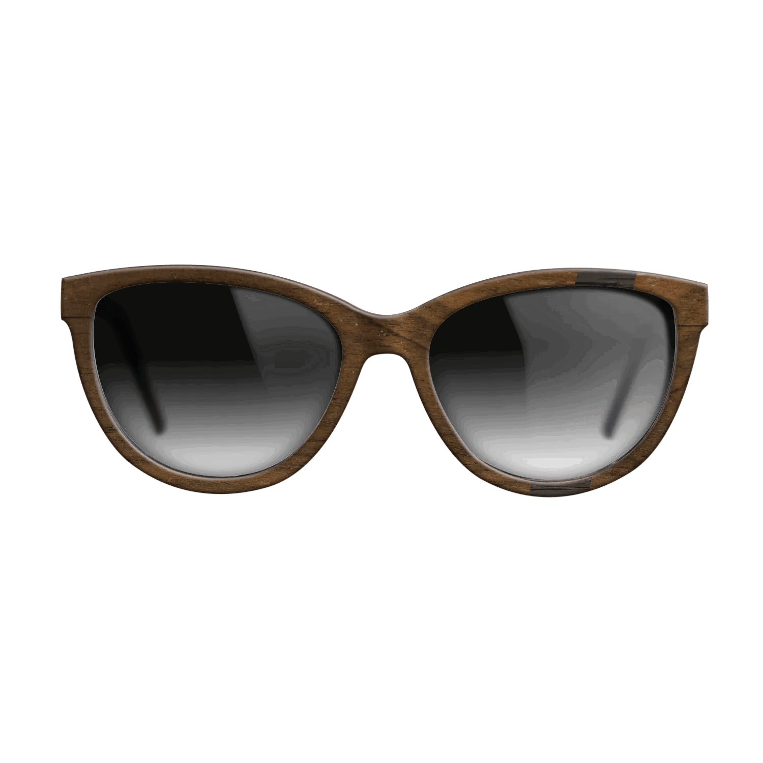 Fumed Oak,Ziricote Dark Quartered: Wedge - The Maiden - Cat - SIRIS wood optic