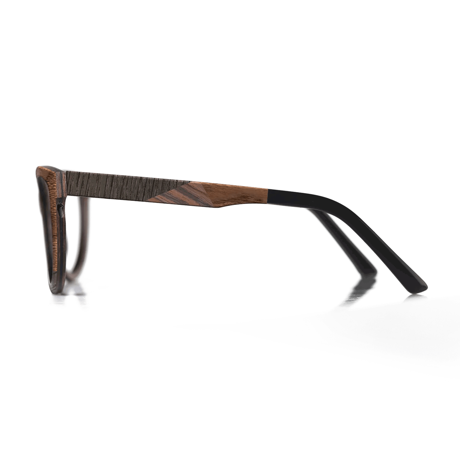 Fumed Oak,Ziricote Light Quartered,Walnut: Straight Grain,Walnut Claro Light: Recursive - The Hero - Square - 1491 - SIRIS wood optic