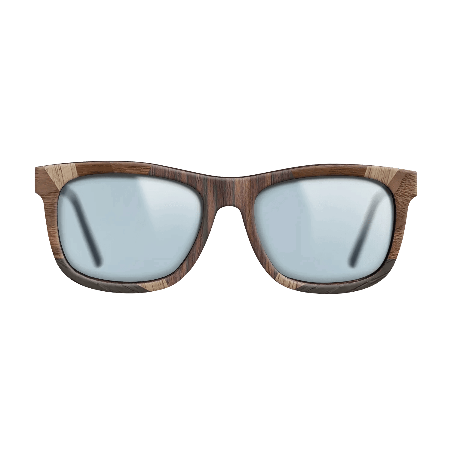 Fumed Oak,Ziricote Light Quartered,Walnut: Straight Grain,Walnut Claro Light: Recursive - The Hero - Square - 1491 - SIRIS wood optic