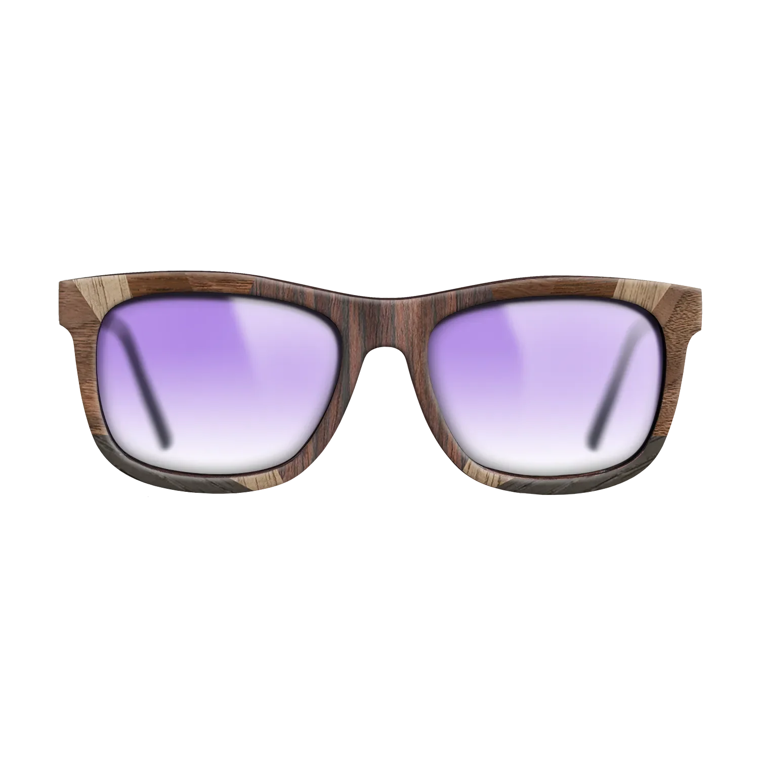 Fumed Oak,Ziricote Light Quartered,Walnut: Straight Grain,Walnut Claro Light: Recursive - The Hero - Square - 1491 - SIRIS wood optic
