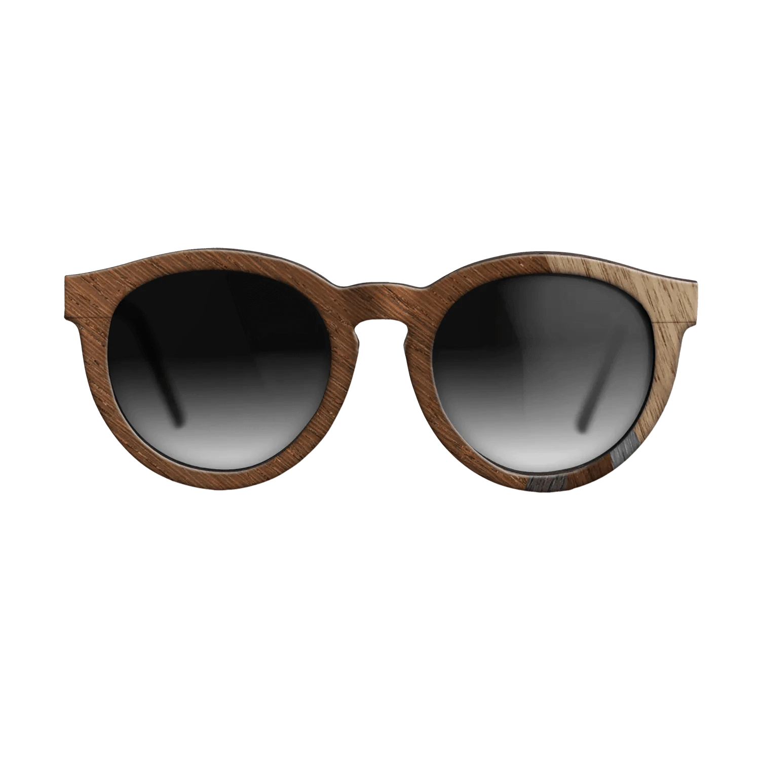 Wenge,Poplar Dyed: Grey,Walnut: Straight Grain,Walnut Claro Dark,Fumed Oak: Fractal - The Rebel - Round - SIRIS wood optic
