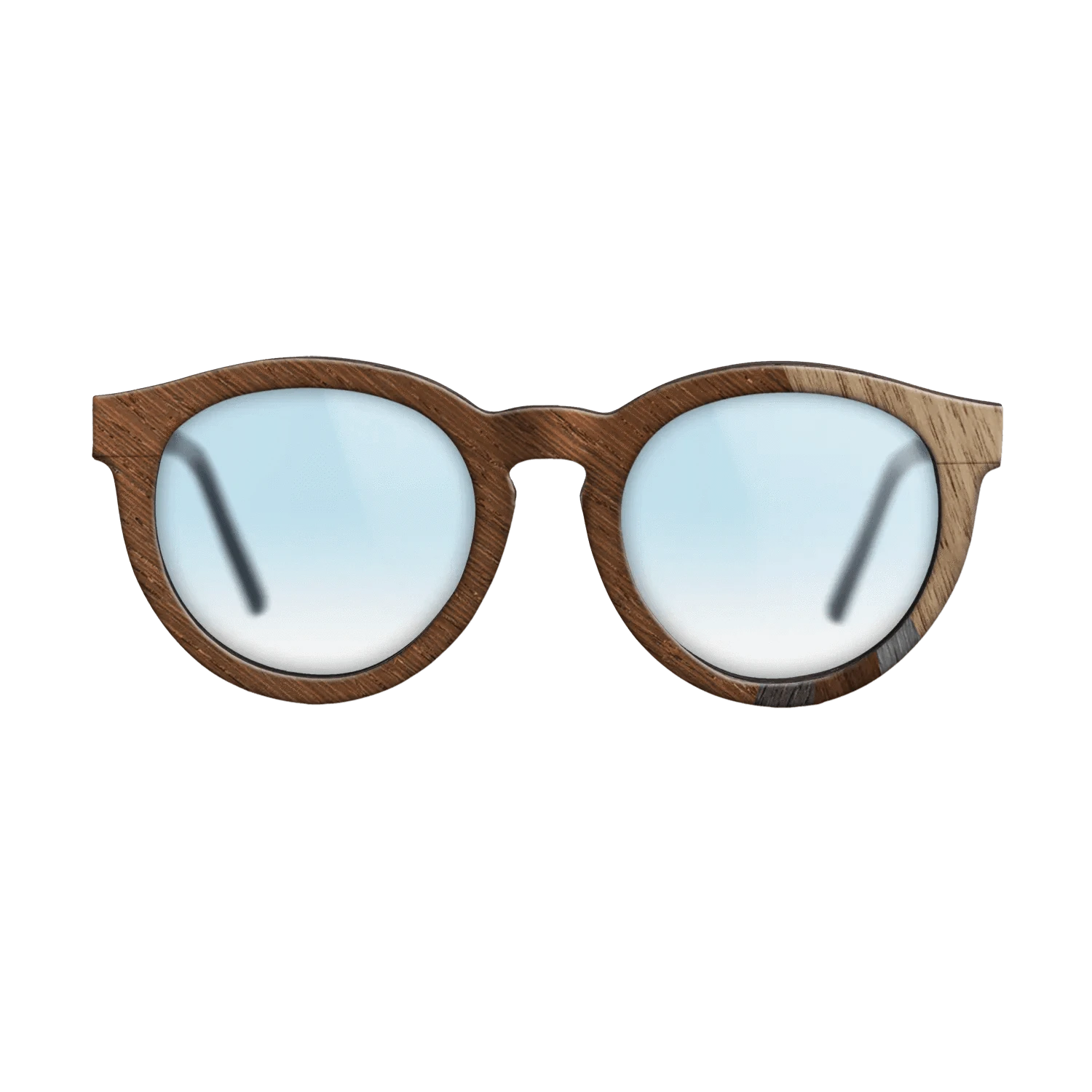 Wenge,Poplar Dyed: Grey,Walnut: Straight Grain,Walnut Claro Dark,Fumed Oak: Fractal - The Rebel - Round - SIRIS wood optic