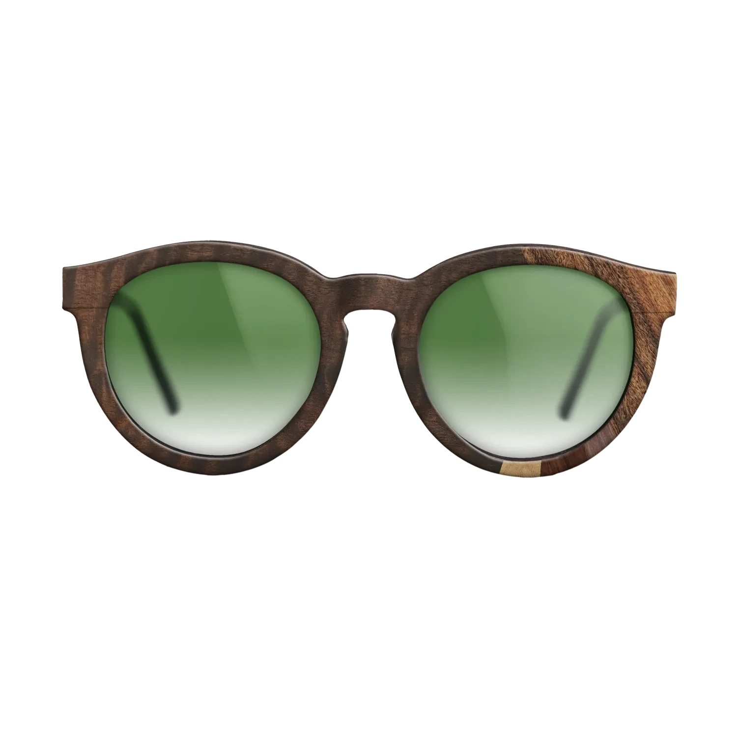 Walnut Claro Light,Olive Burl,Fumed Eucalyptus,Walnut Claro Dark,Santos Rosewood Dark: Fractal - The Rebel - Round - SIRIS wood optic