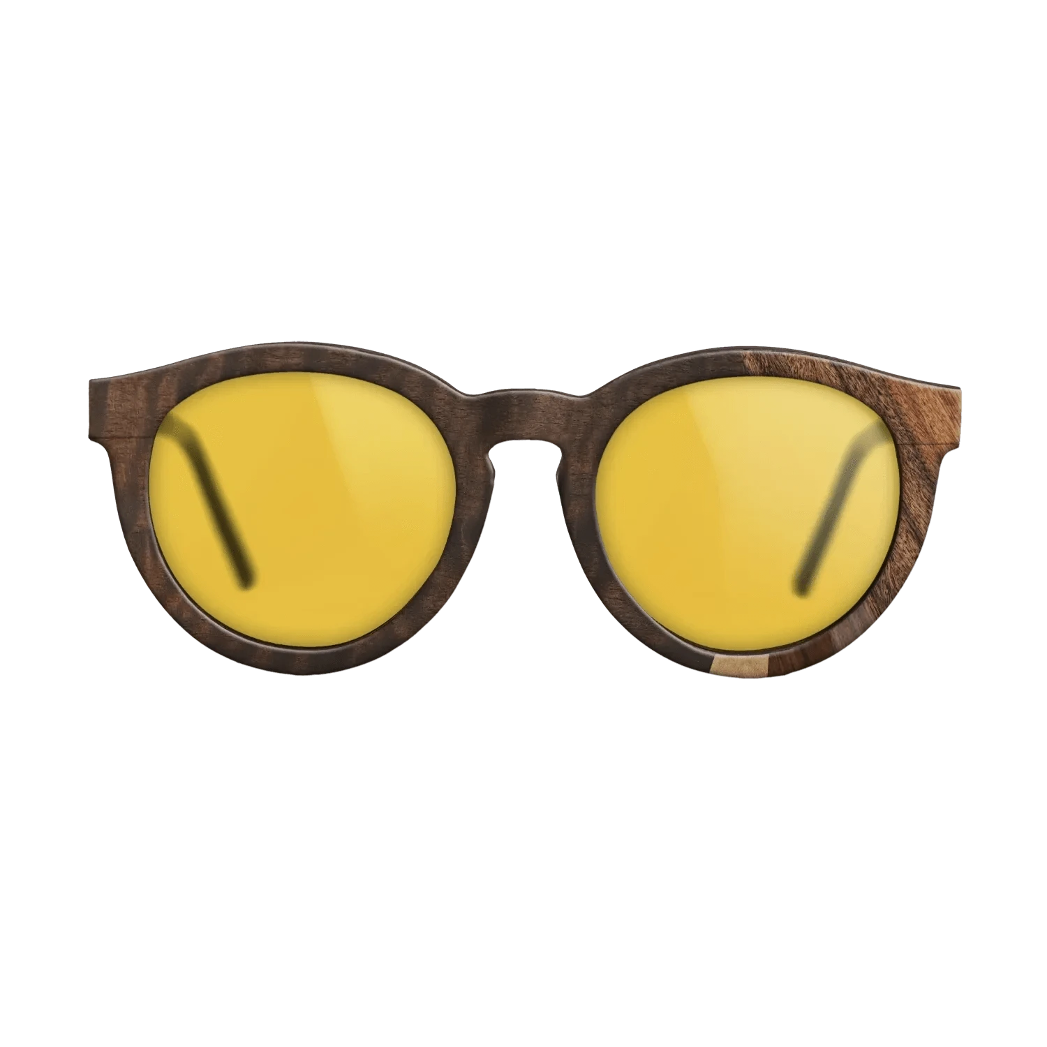Walnut Claro Light,Olive Burl,Fumed Eucalyptus,Walnut Claro Dark,Santos Rosewood Dark: Fractal - The Rebel - Round - SIRIS wood optic