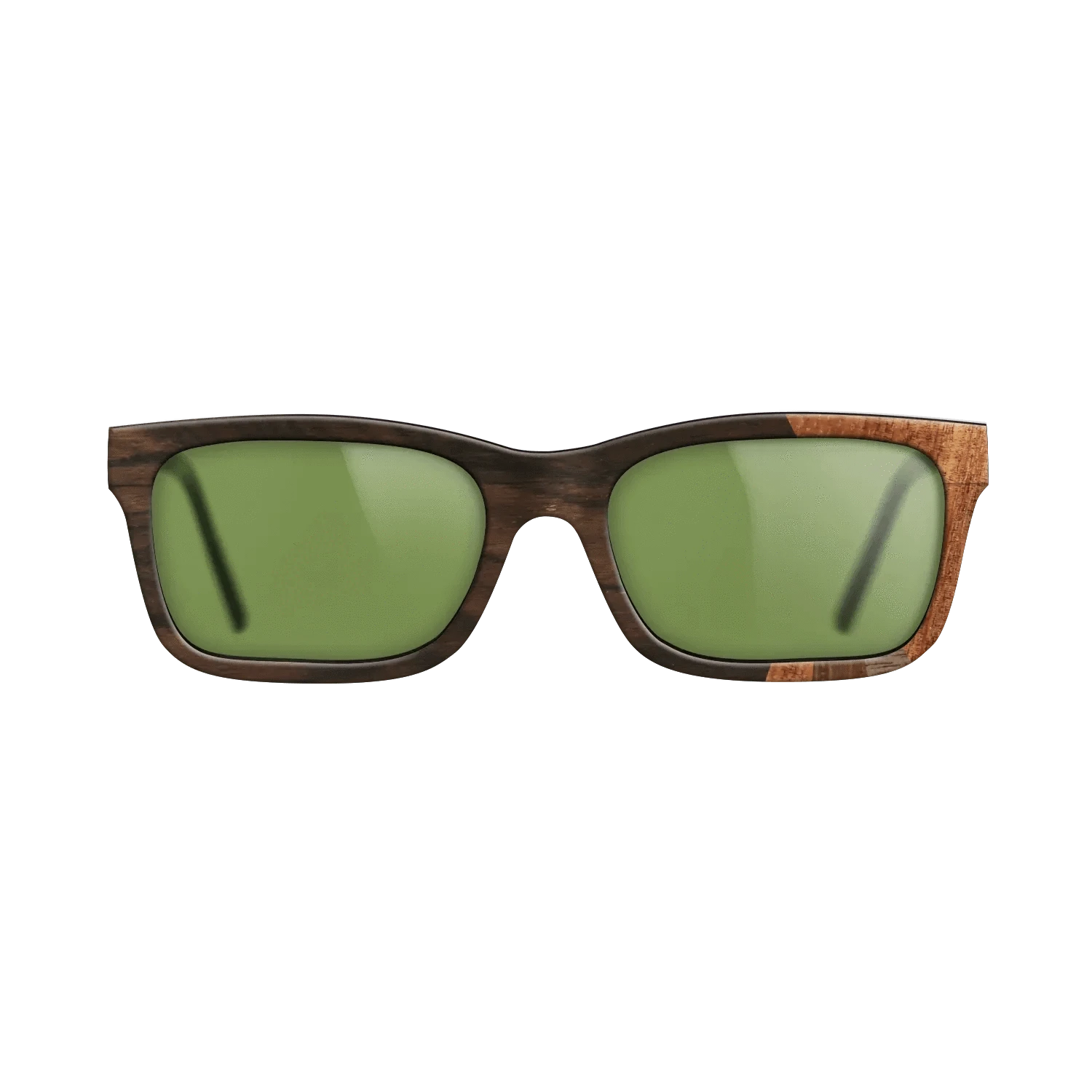 Ziricote Dark Quartered,Koa,Walnut Claro Dark,Walnut: Straight Grain,Walnut Claro Light: Fractal - The Sage - Rectangle - SIRIS wood optic