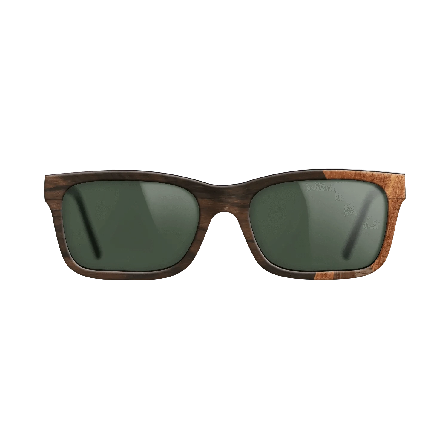 Ziricote Dark Quartered,Koa,Walnut Claro Dark,Walnut: Straight Grain,Walnut Claro Light: Fractal - The Sage - Rectangle - SIRIS wood optic