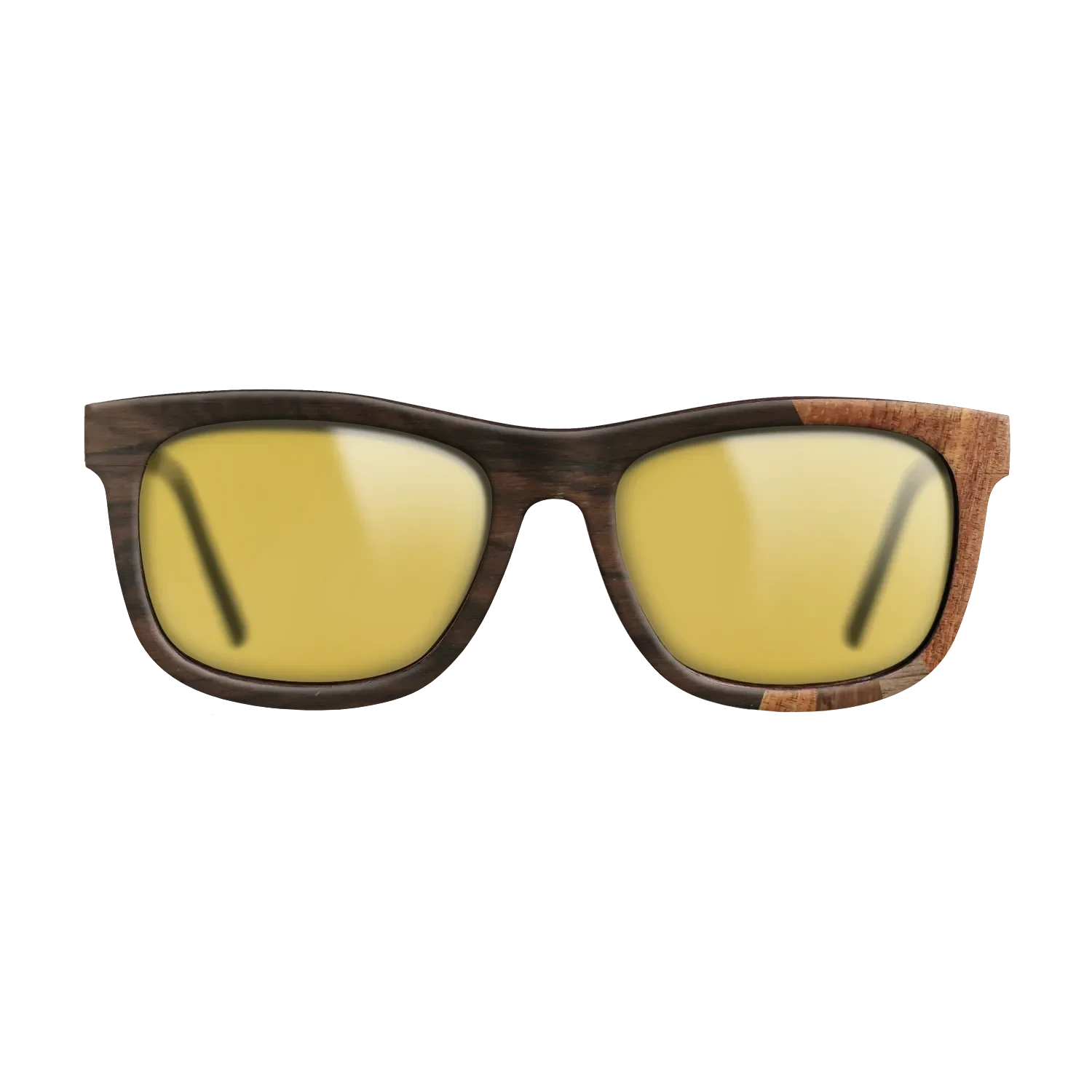 Ziricote Dark Quartered,Koa,Walnut Claro Dark,Walnut: Straight Grain,Walnut Claro Light: Fractal - The Hero - Square - SIRIS wood optic