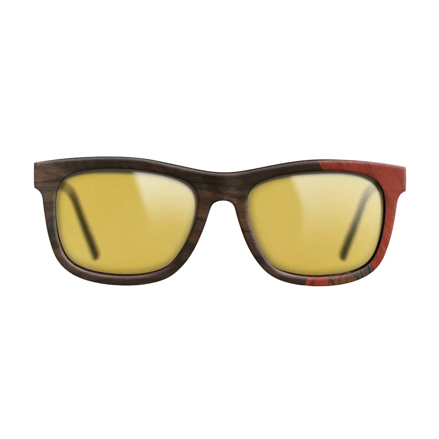 Walnut Claro Light,Fumed Oak,Poplar Dyed: Red,Ziricote Dark Quartered,Walnut Claro Dark: Fractal - The Hero - Square - SIRIS wood optic