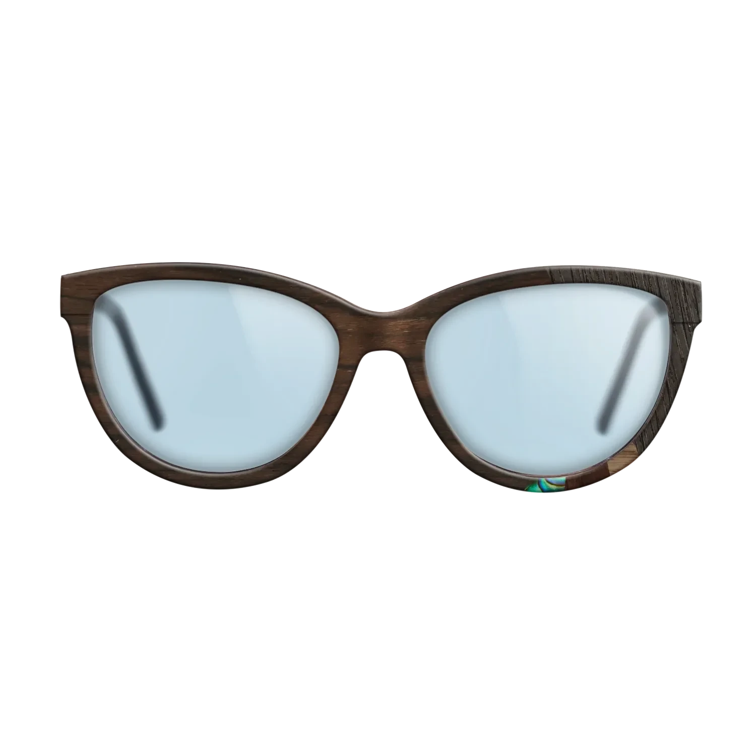 Walnut Claro Dark,Fumed Oak,Abalone Shell,Ziricote Dark Quartered,Walnut Claro Light: Fractal - The Maiden - Cat - SIRIS wood optic