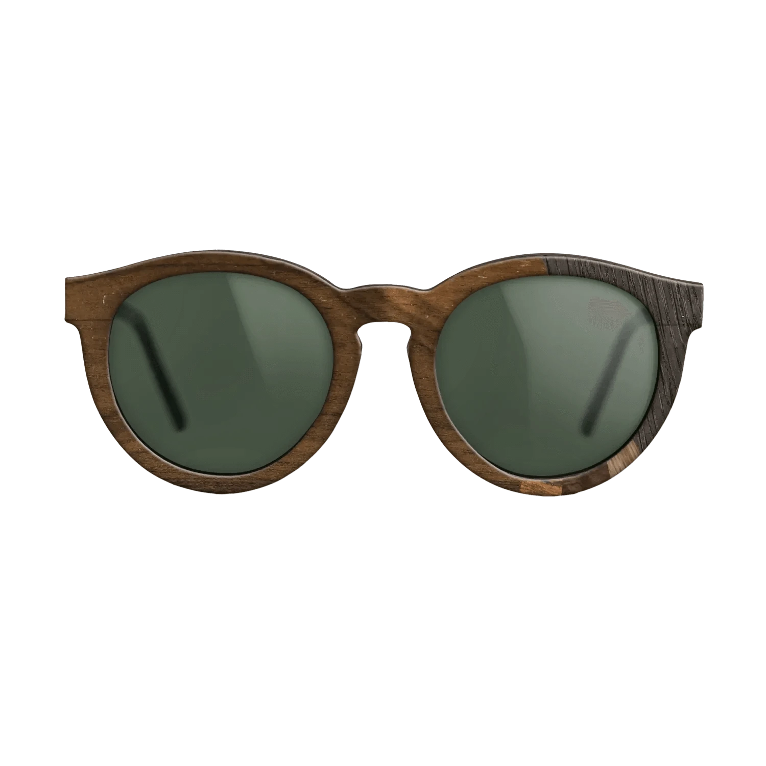 Walnut Claro Dark,Fumed Oak,Walnut: Straight Grain,Wenge,Ziricote Light Quartered: Fractal - The Rebel - Round - SIRIS wood optic