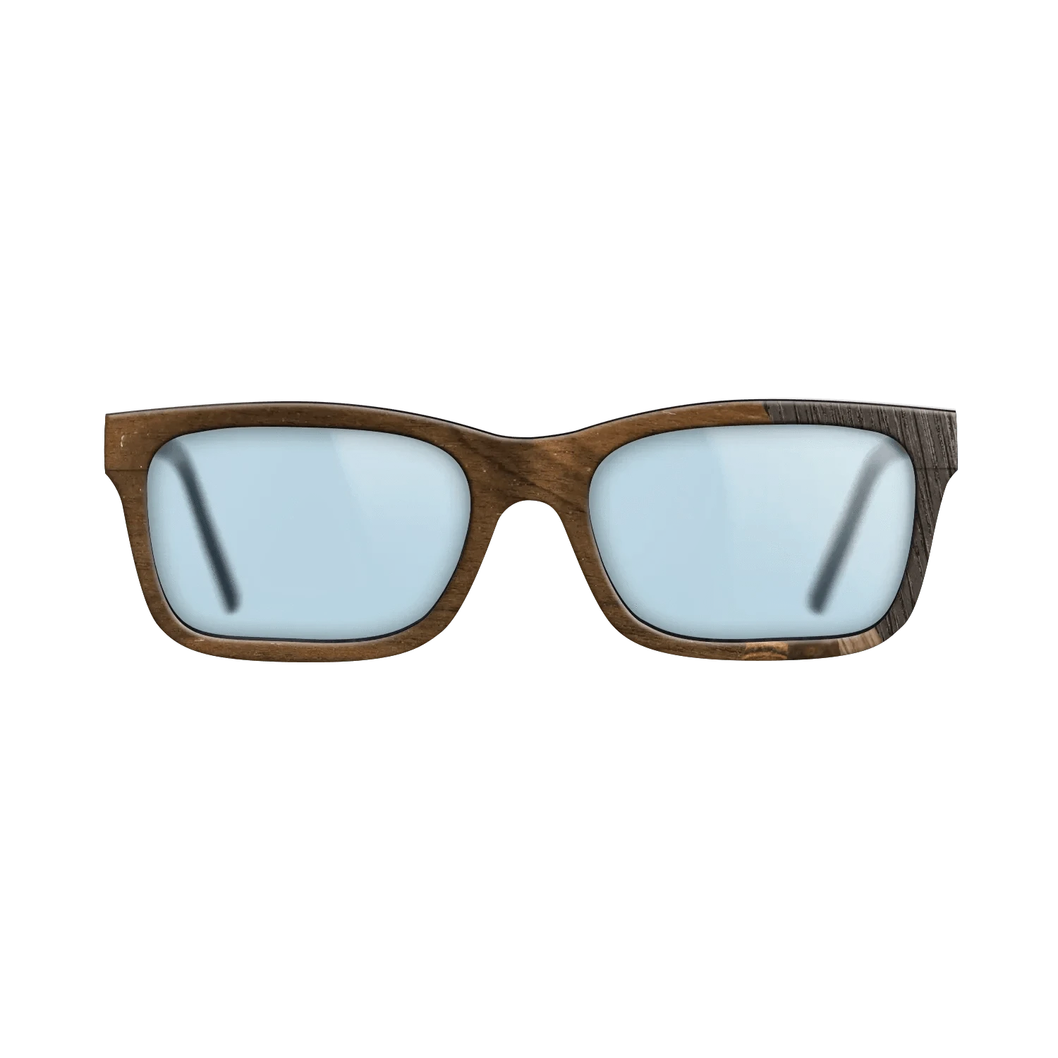 Walnut Claro Dark,Fumed Oak,Walnut: Straight Grain,Wenge,Ziricote Light Quartered: Fractal - The Sage - Rectangle - SIRIS wood optic