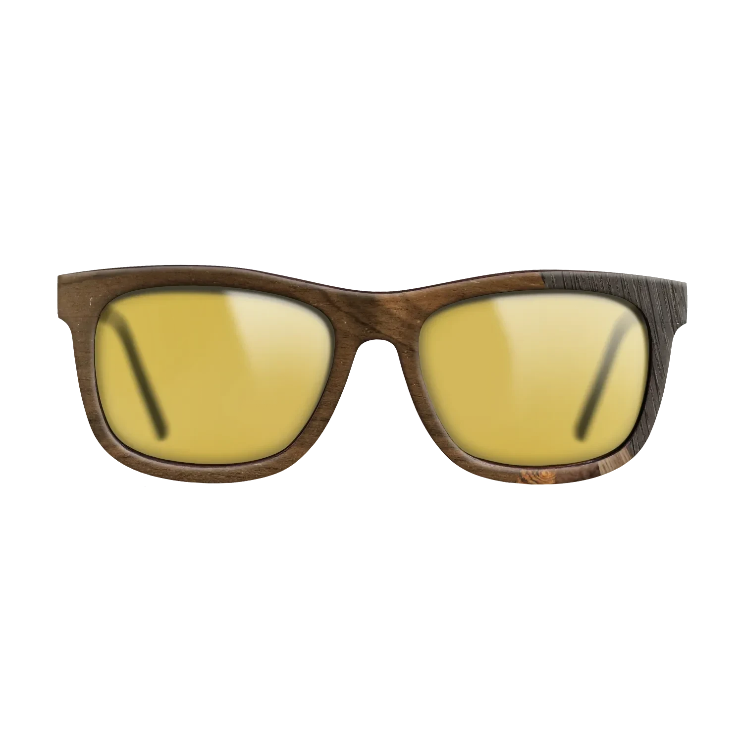 Walnut Claro Dark,Fumed Oak,Walnut: Straight Grain,Wenge,Ziricote Light Quartered: Fractal - The Hero - Square - SIRIS wood optic