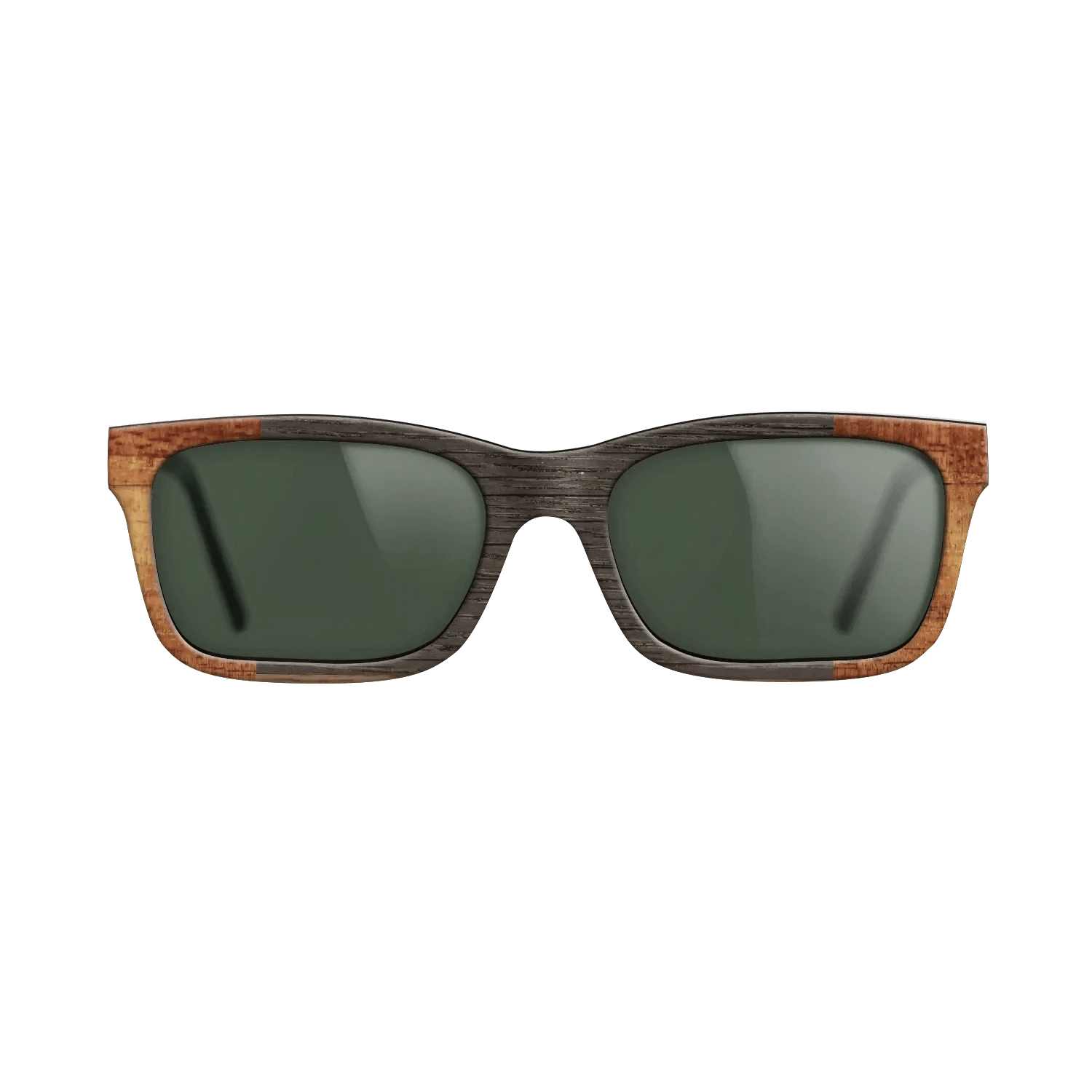 Koa,Fumed Oak,Walnut: Straight Grain,Wenge,Walnut Claro Dark: Recursive - The Sage - Rectangle - SIRIS wood optic