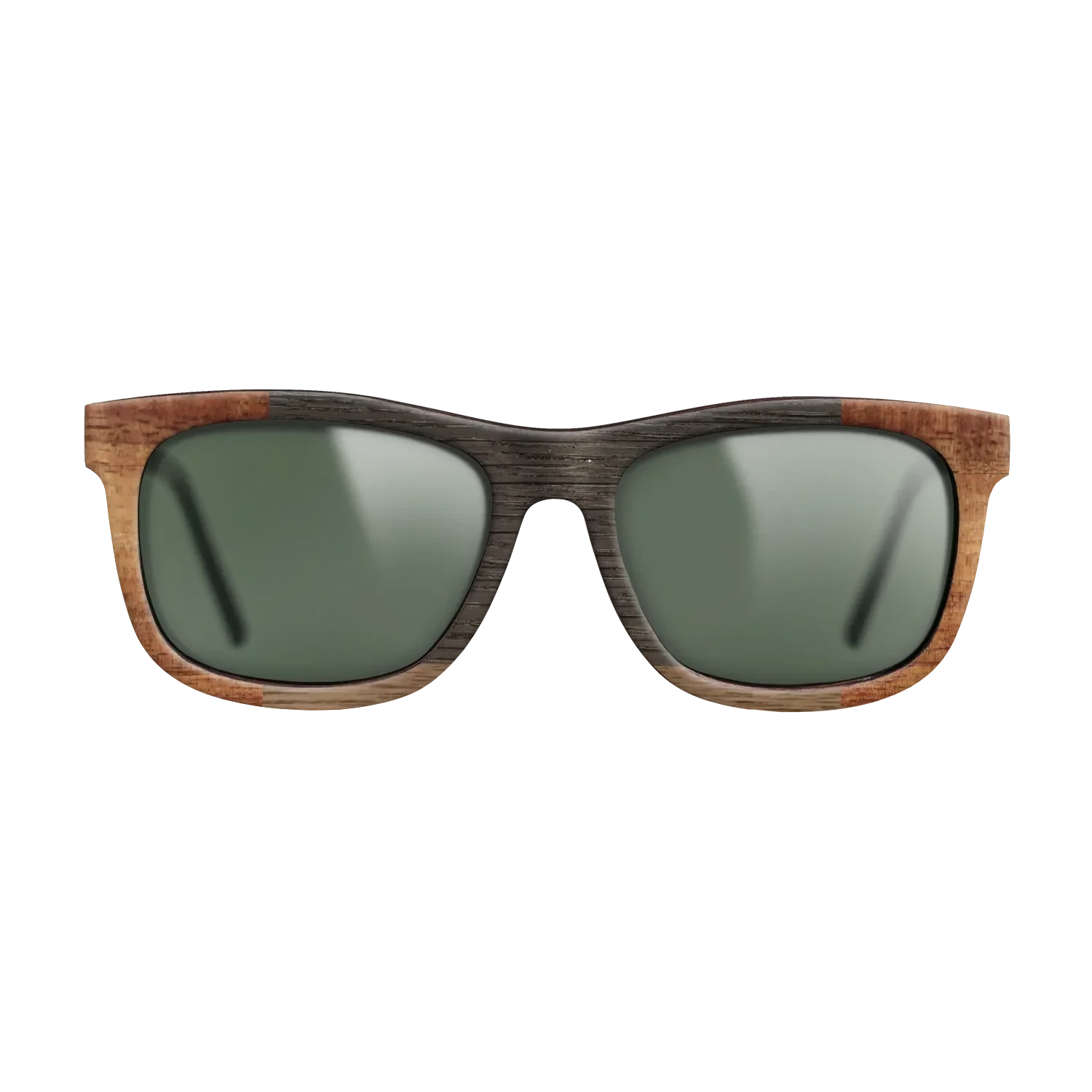 Koa,Fumed Oak,Walnut: Straight Grain,Wenge,Walnut Claro Dark: Recursive - The Hero - Square - SIRIS wood optic
