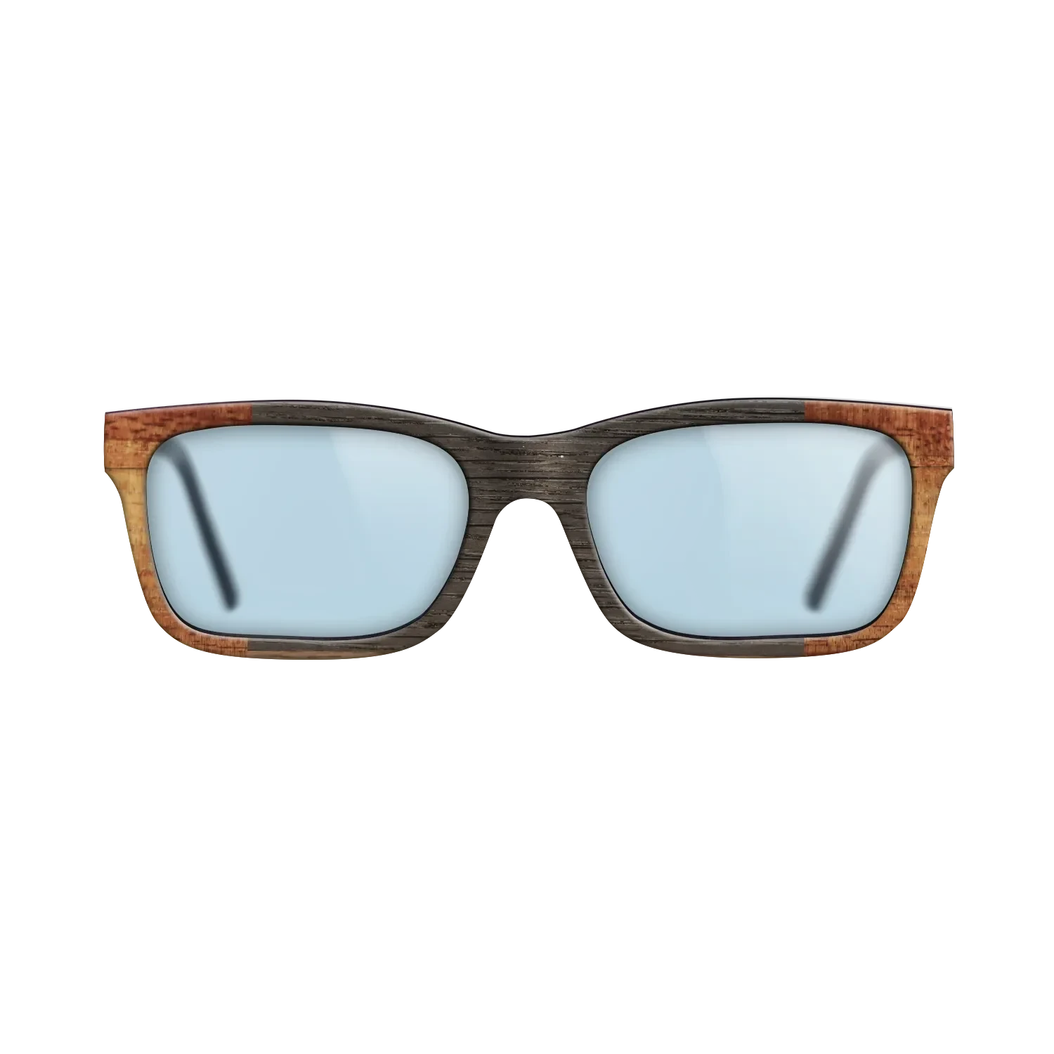 Koa,Fumed Oak,Walnut: Straight Grain,Wenge,Walnut Claro Dark: Recursive - The Sage - Rectangle - SIRIS wood optic