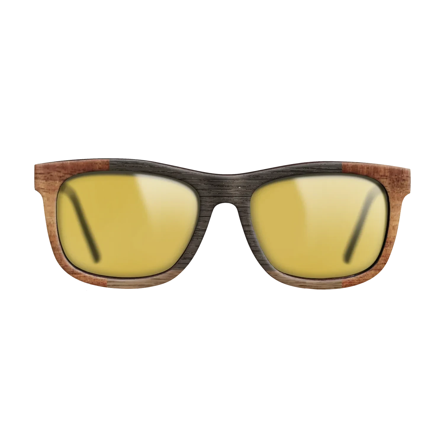 Koa,Fumed Oak,Walnut: Straight Grain,Wenge,Walnut Claro Dark: Recursive - The Hero - Square - SIRIS wood optic