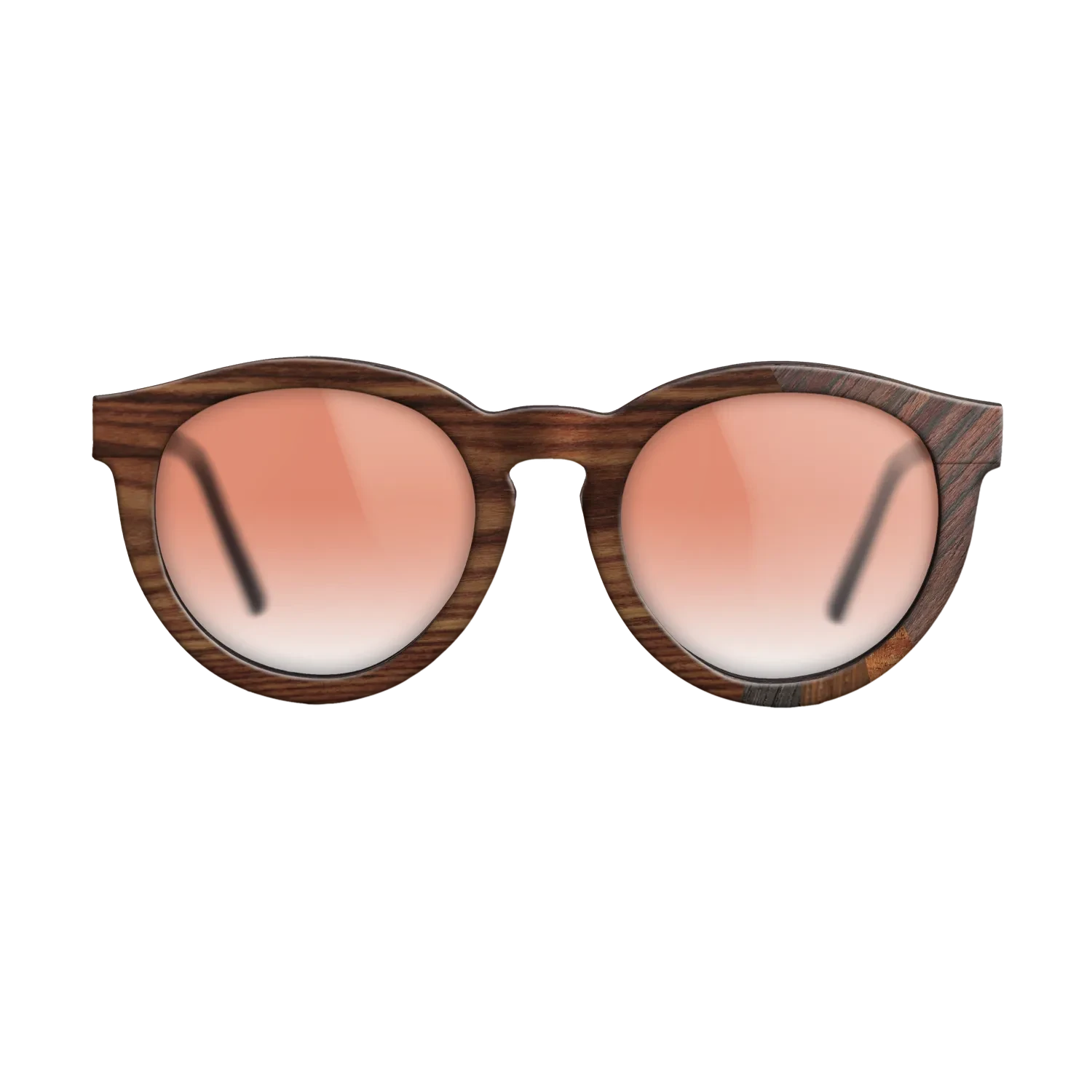 Wenge,Rosewood Reconstituted,Olive Burl,Walnut Claro Dark,Fumed Oak,Koa,Kingwood: Fractal - The Rebel - Round - SIRIS wood optic