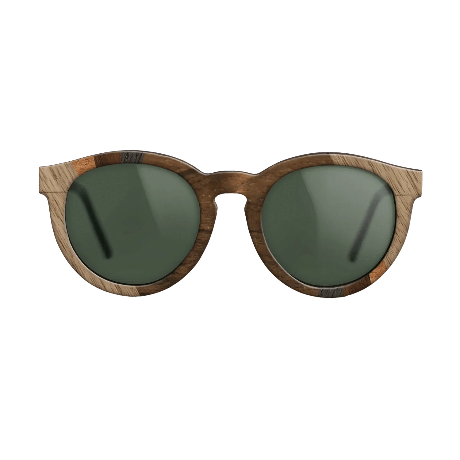 Ziricote Dark Quartered,Walnut: Straight Grain,Koa,Walnut Claro Light: Fractal - The Rebel - Round - SIRIS wood optic