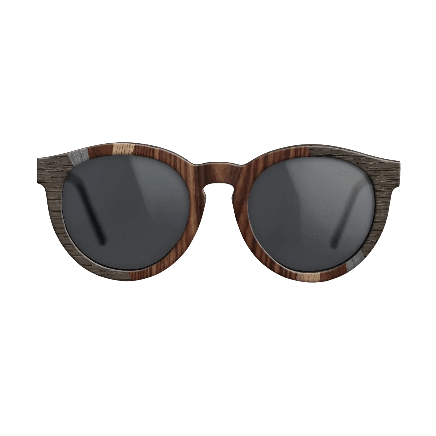 Kingwood,Poplar Dyed: Grey,Walnut: Straight Grain,Fumed Oak: Fractal - The Rebel - Round - SIRIS wood optic
