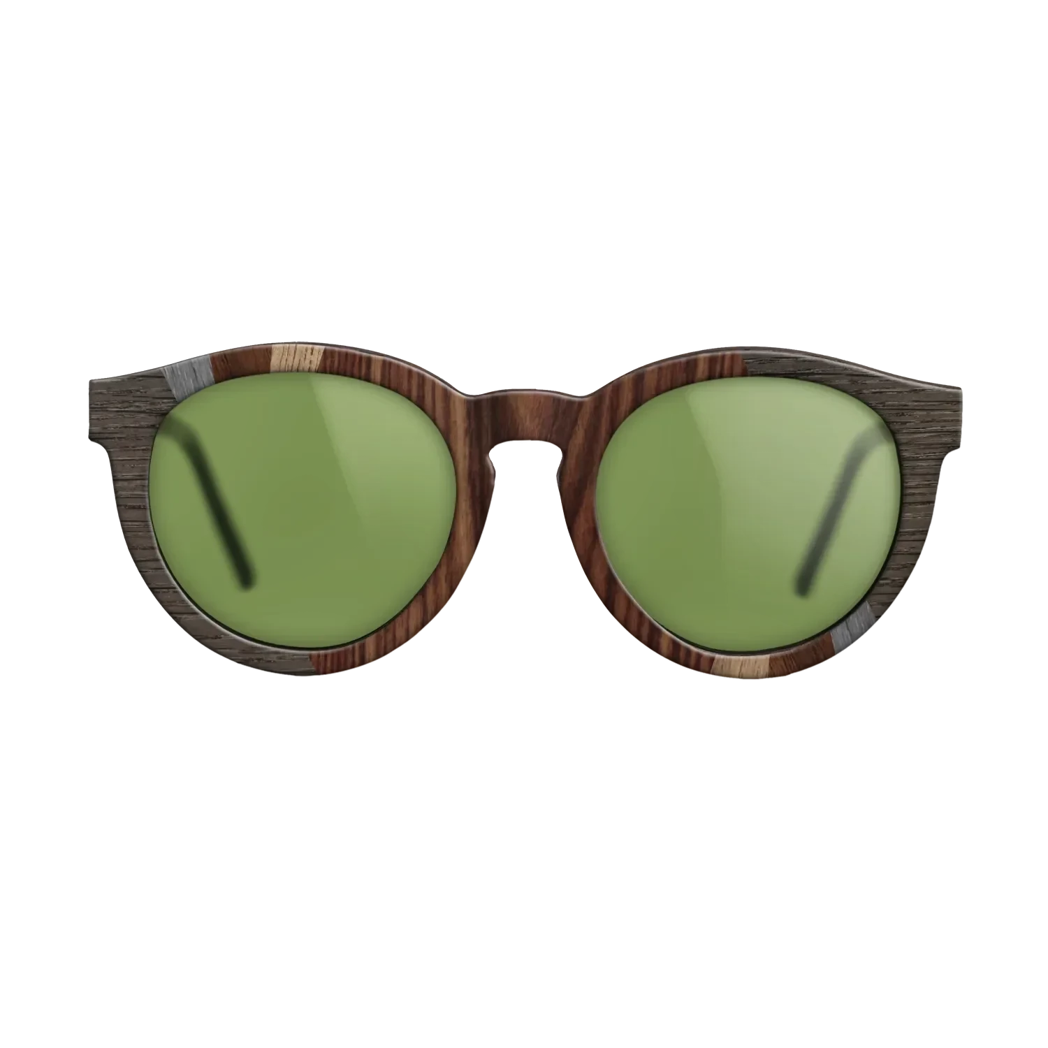 Kingwood,Poplar Dyed: Grey,Walnut: Straight Grain,Fumed Oak: Fractal - The Rebel - Round - SIRIS wood optic