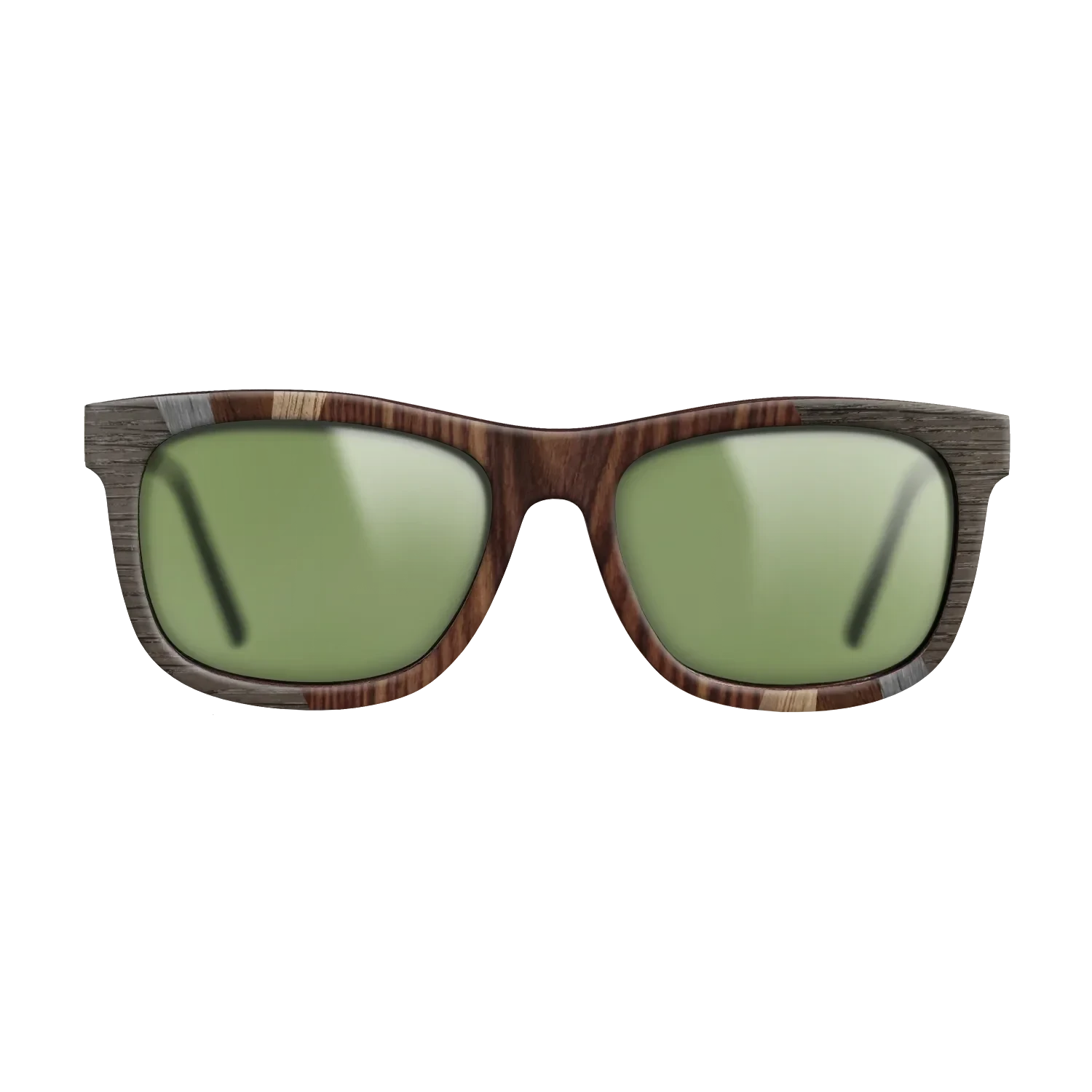 Kingwood,Poplar Dyed: Grey,Walnut: Straight Grain,Fumed Oak: Fractal - The Hero - Square - SIRIS wood optic