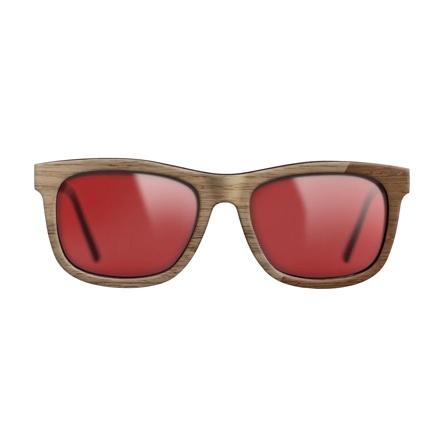 Walnut: Straight Grain,Wenge: Dicut - The Hero - Square - SIRIS wood optic