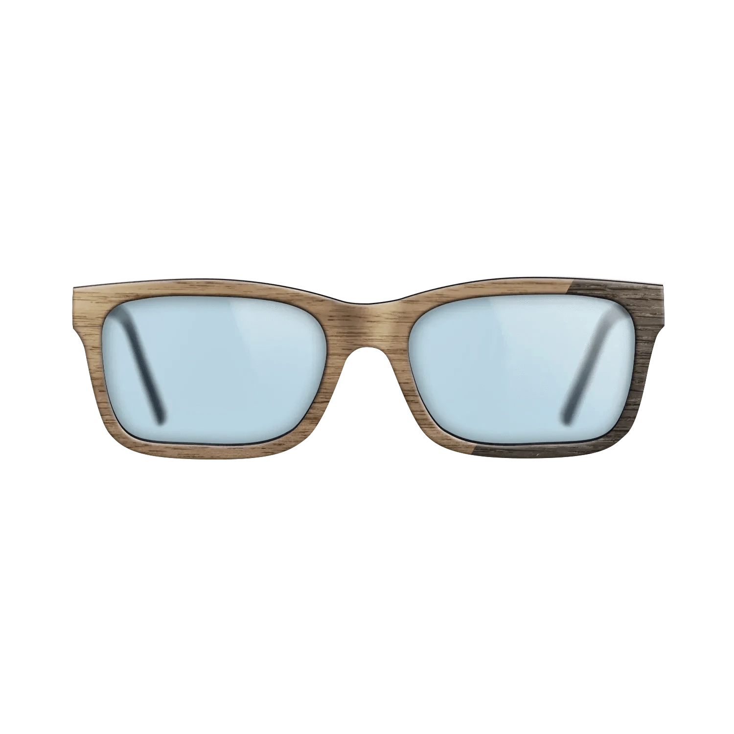 Walnut: Straight Grain,Fumed Oak: Dicut - The Sage - Rectangle - SIRIS wood optic