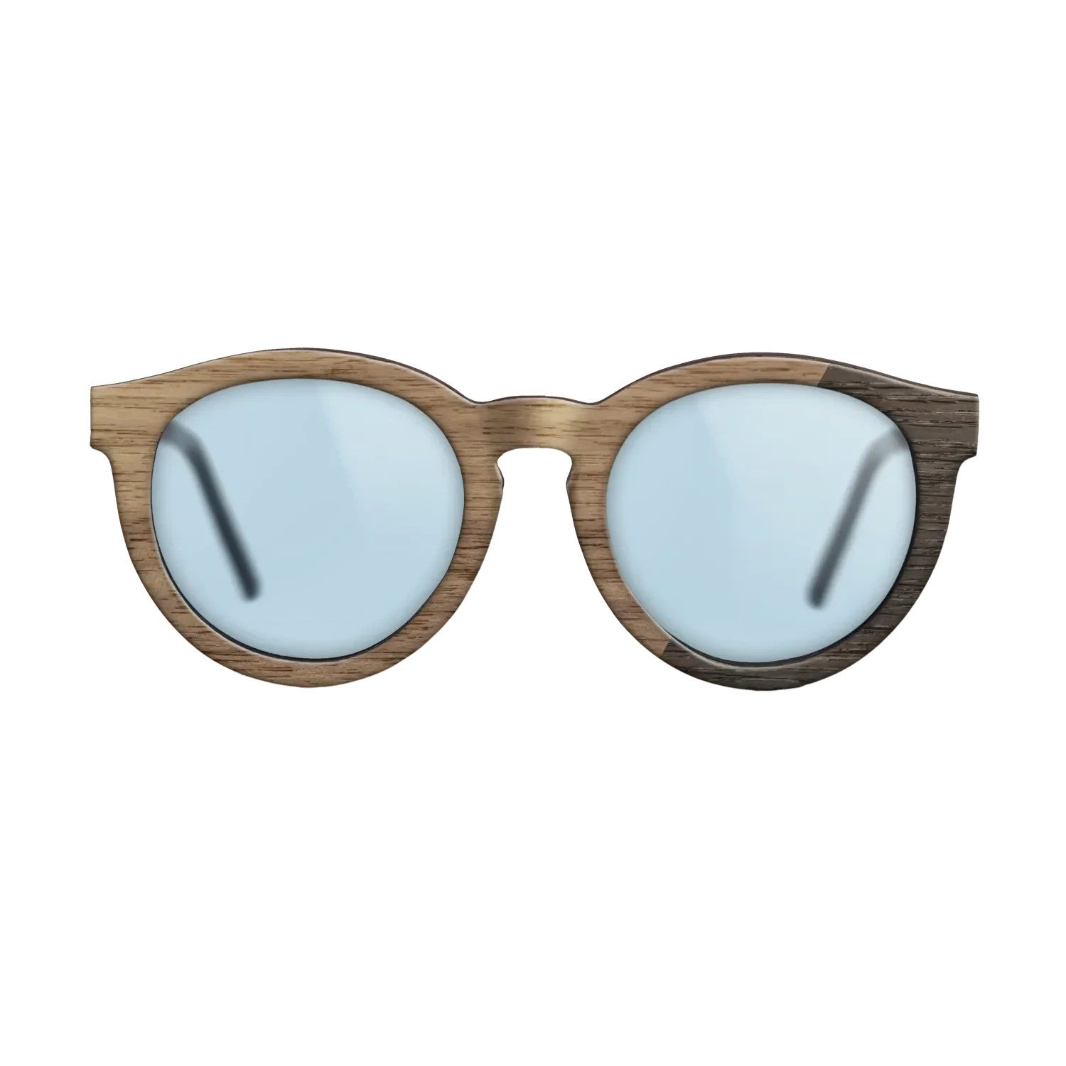 Walnut: Straight Grain,Fumed Oak: Dicut - The Rebel - Round - SIRIS wood optic