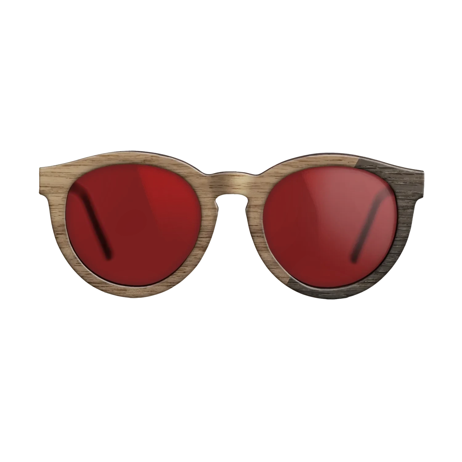 Walnut: Straight Grain,Fumed Oak: Dicut - The Rebel - Round - SIRIS wood optic