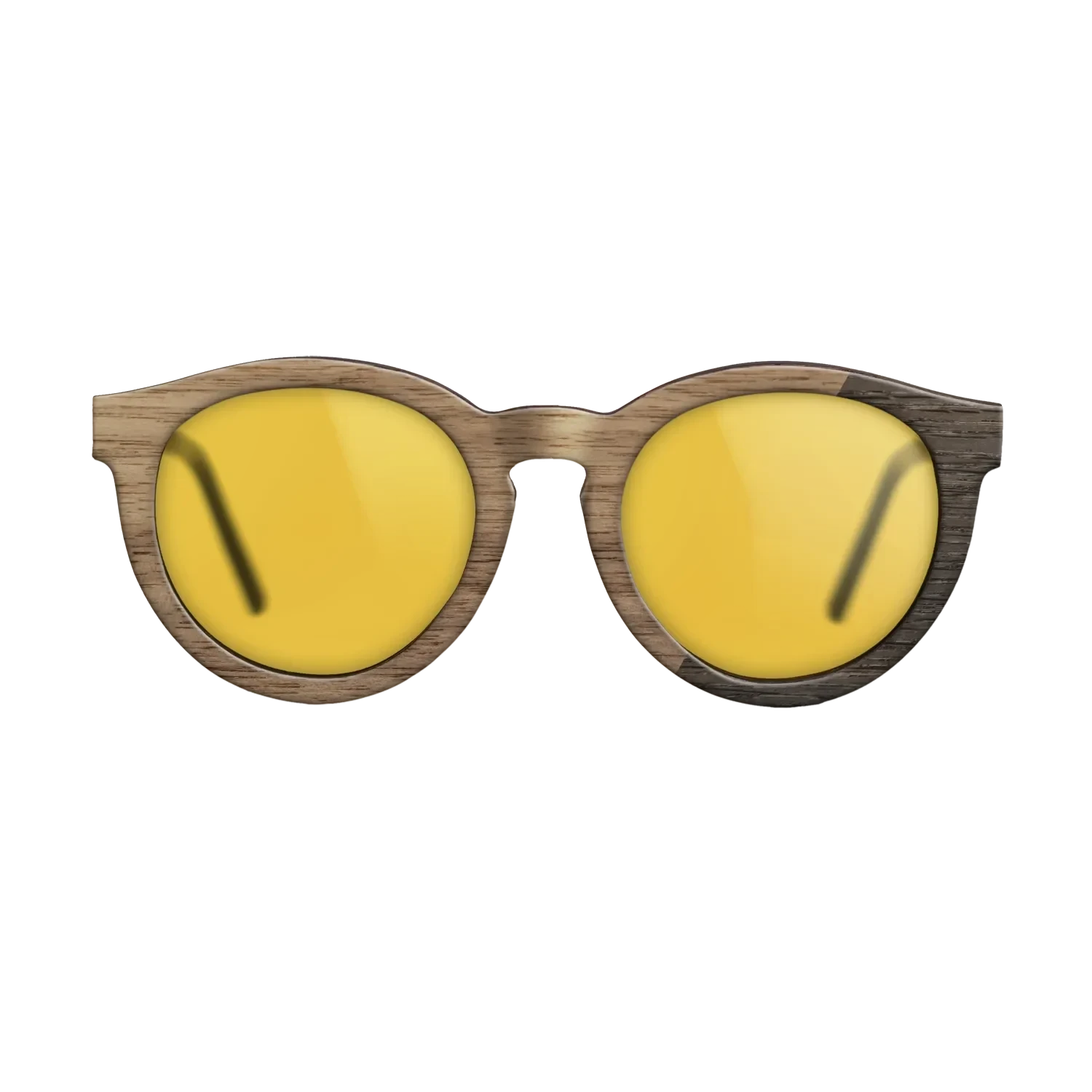 Walnut: Straight Grain,Fumed Oak: Dicut - The Rebel - Round - SIRIS wood optic