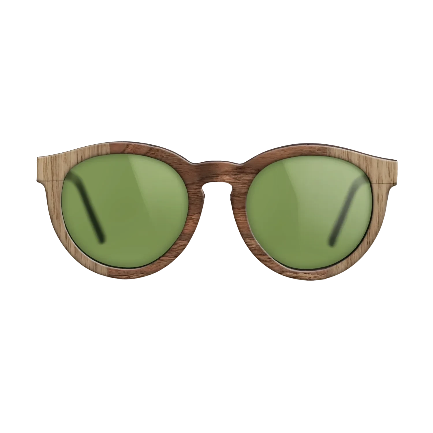 Walnut: Straight Grain,Santos Rosewood Dark,Walnut Claro Dark: Recursive - The Rebel - Round - SIRIS wood optic